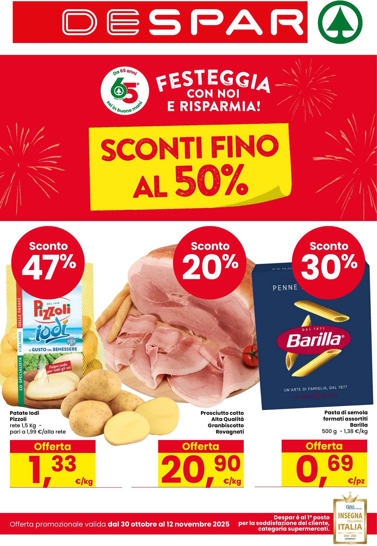 Volantino Despar 30.10.2025 - 12.11.2025