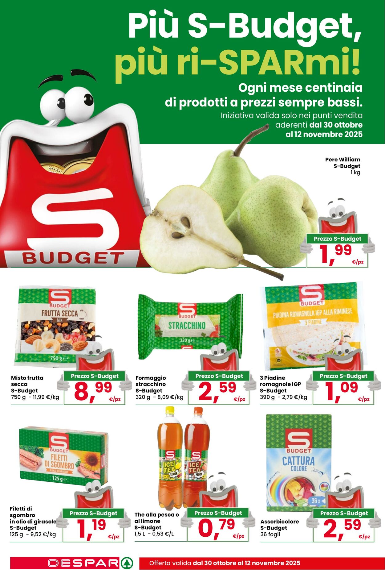 Volantino Despar 30.10.2025 - 12.11.2025