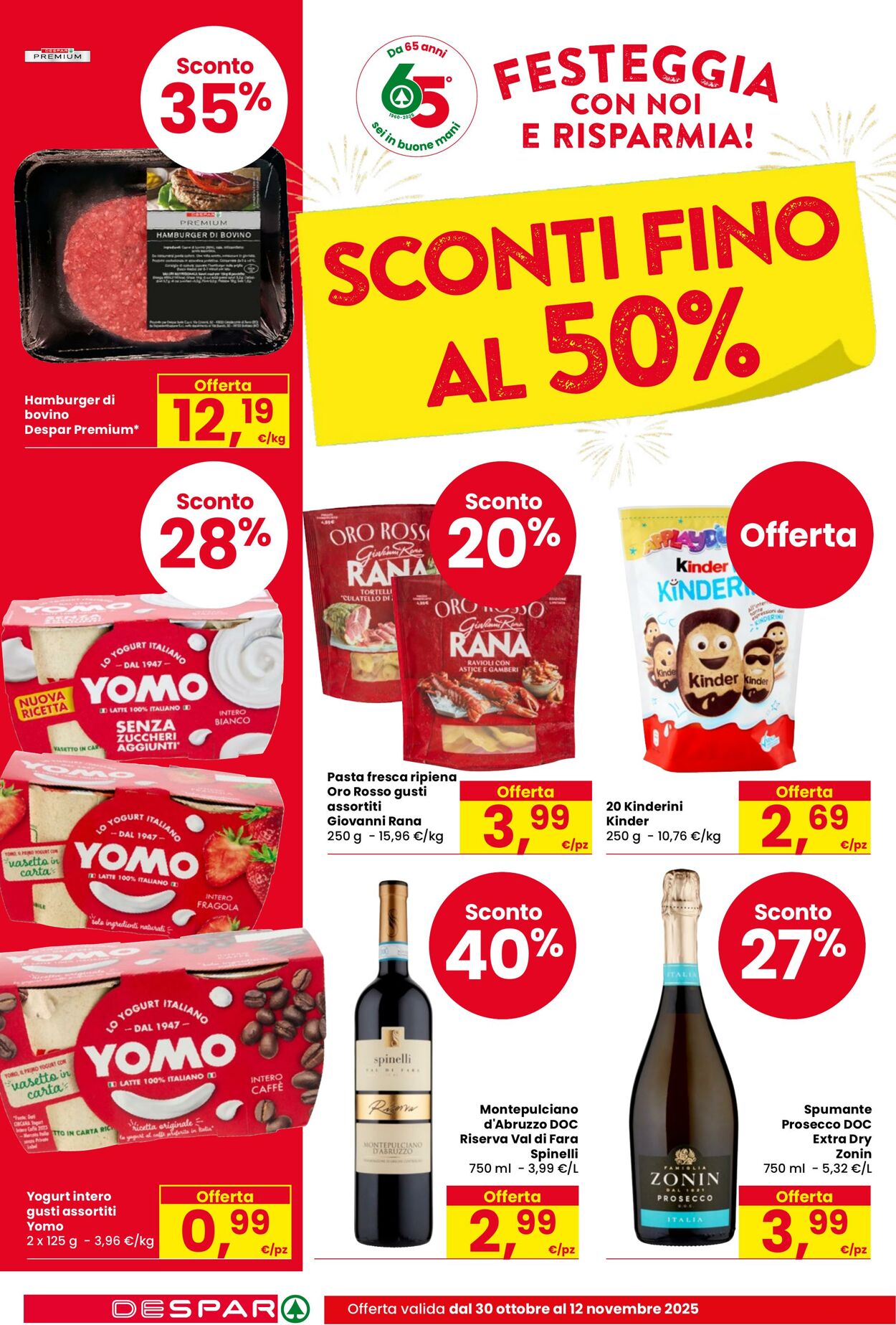 Volantino Despar 30.10.2025 - 12.11.2025