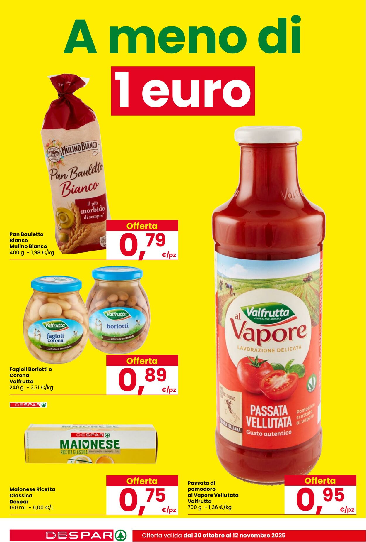 Volantino Despar 30.10.2025 - 12.11.2025