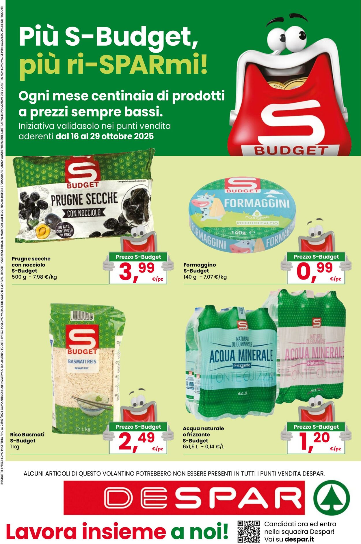 Volantino Despar 16.10.2025 - 29.10.2025