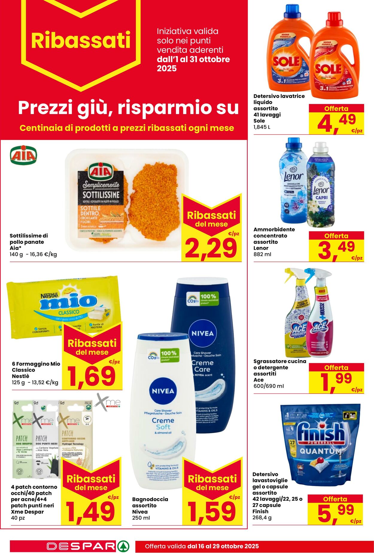 Volantino Despar 16.10.2025 - 29.10.2025