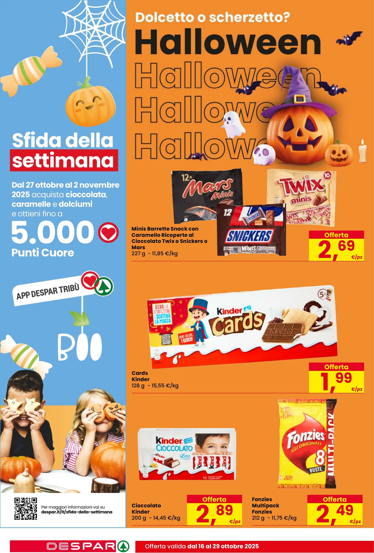 Volantino Despar 16.10.2025 - 29.10.2025