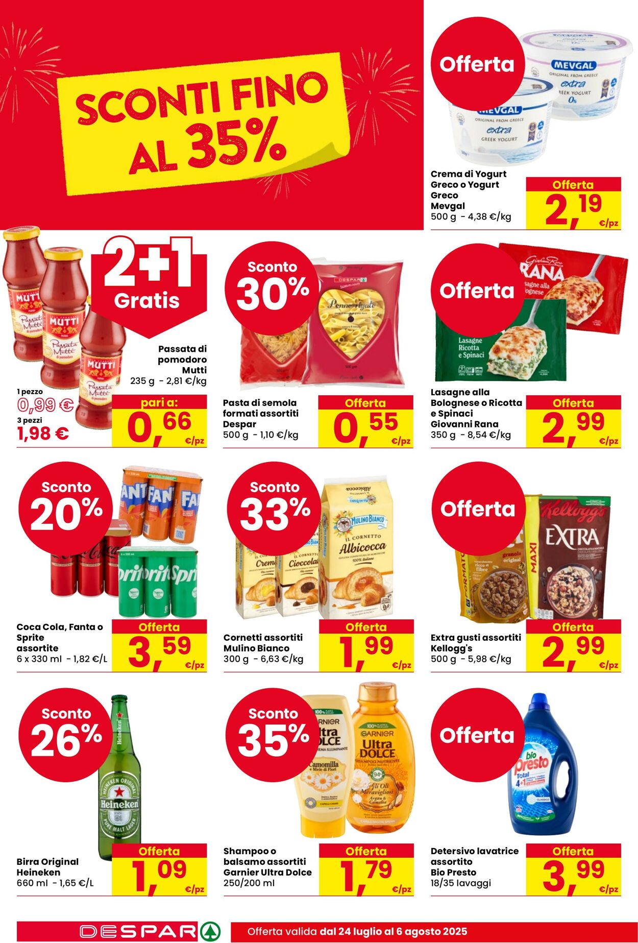 Volantino Despar 24.07.2025 - 06.08.2025