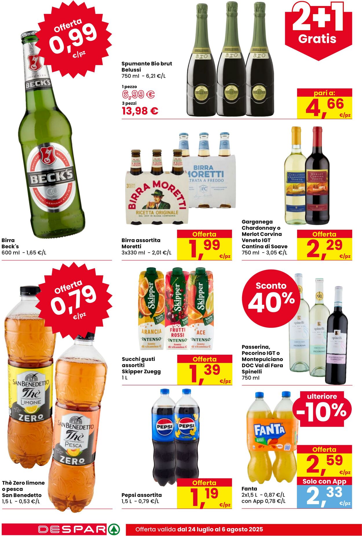 Volantino Despar 24.07.2025 - 06.08.2025