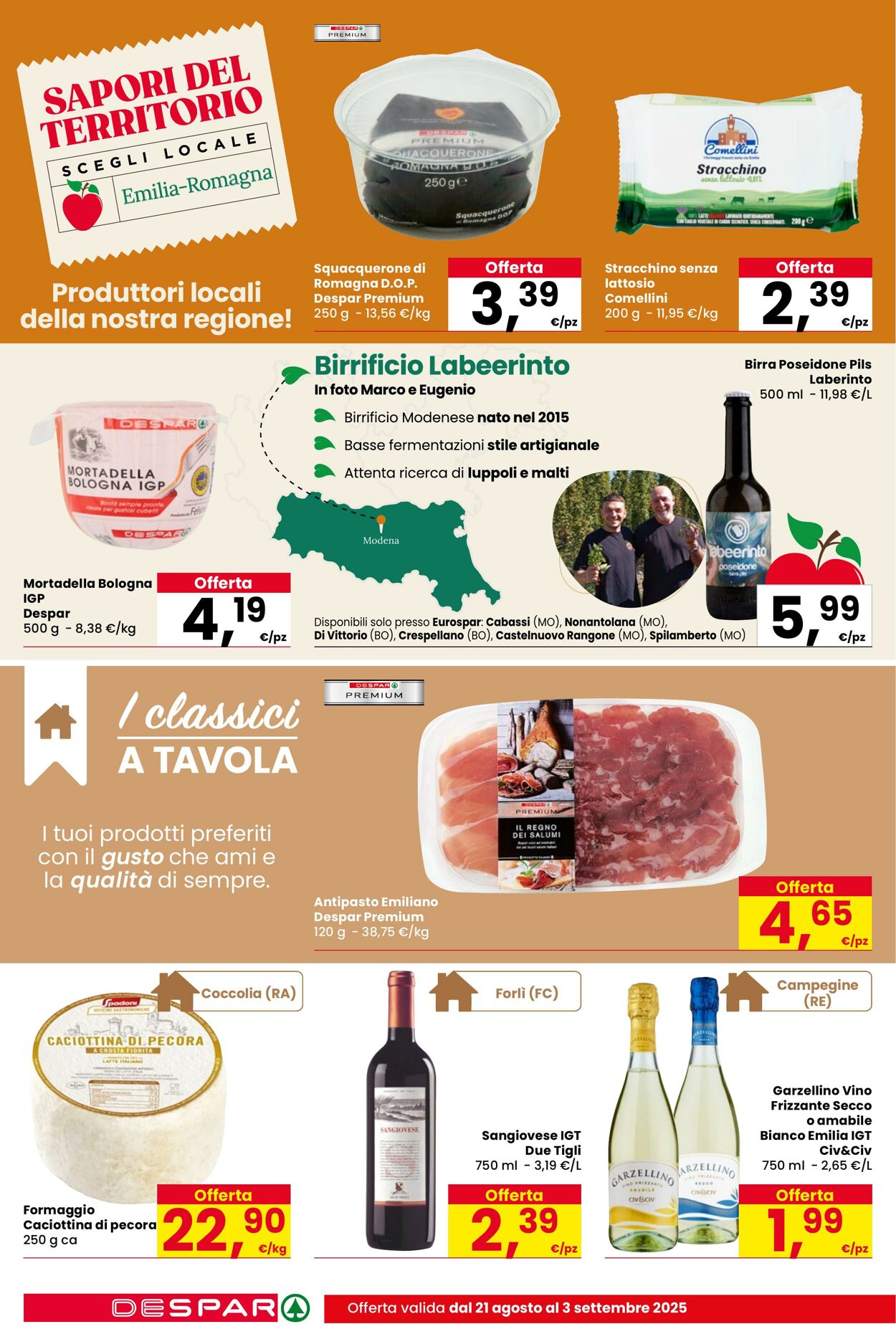 Volantino Despar 21.08.2025 - 03.09.2025