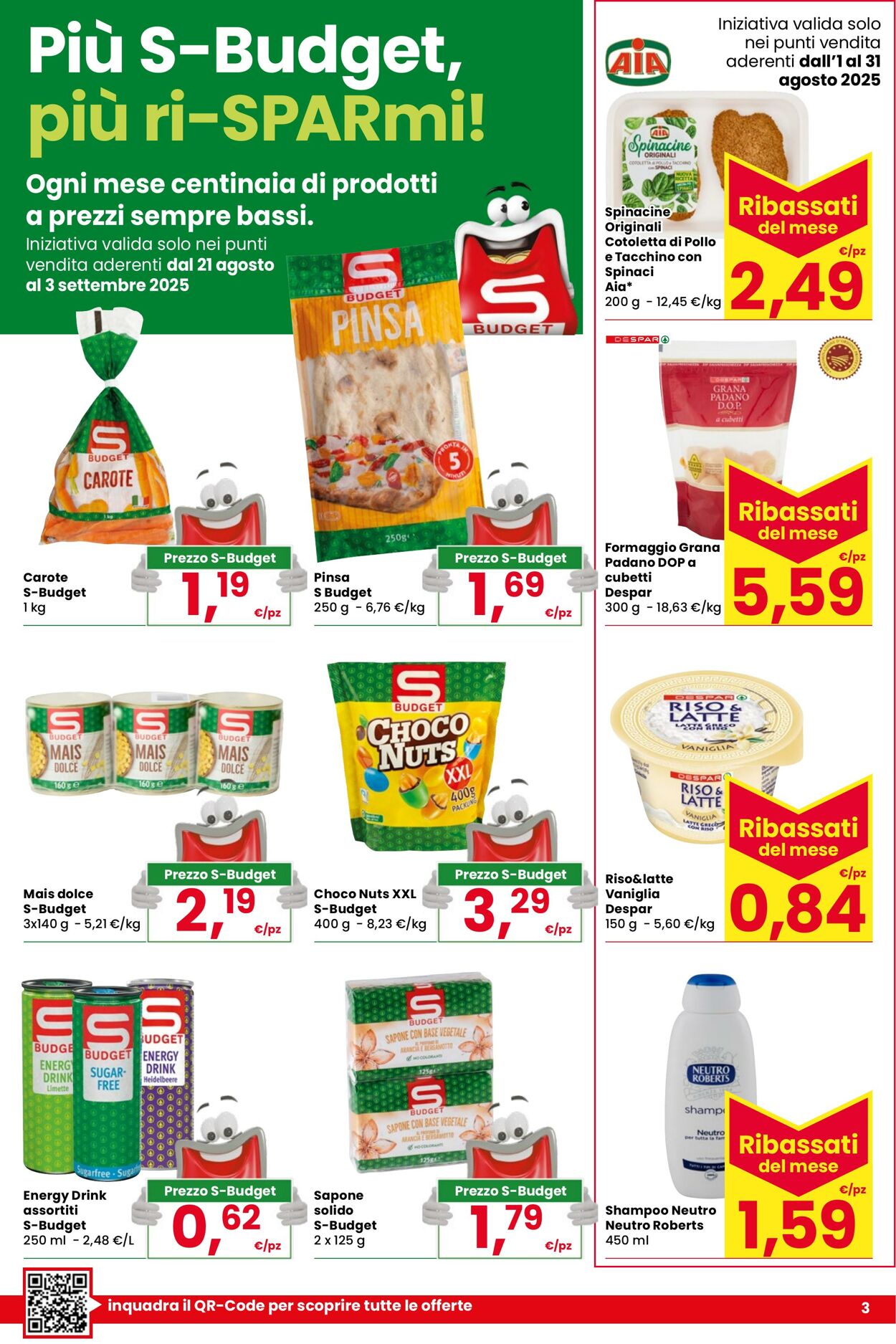 Volantino Despar 21.08.2025 - 03.09.2025