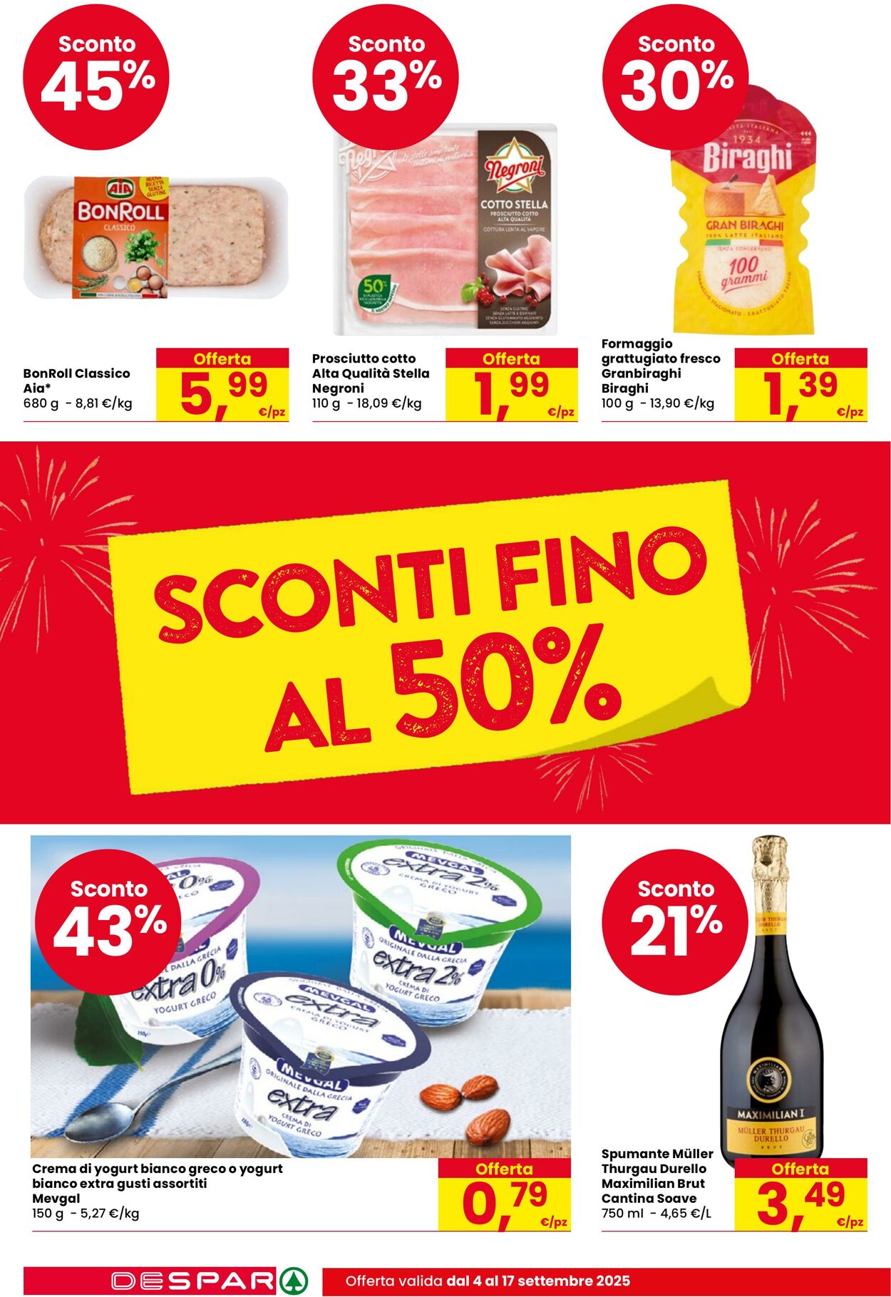 Volantino Despar 04.09.2025 - 17.09.2025
