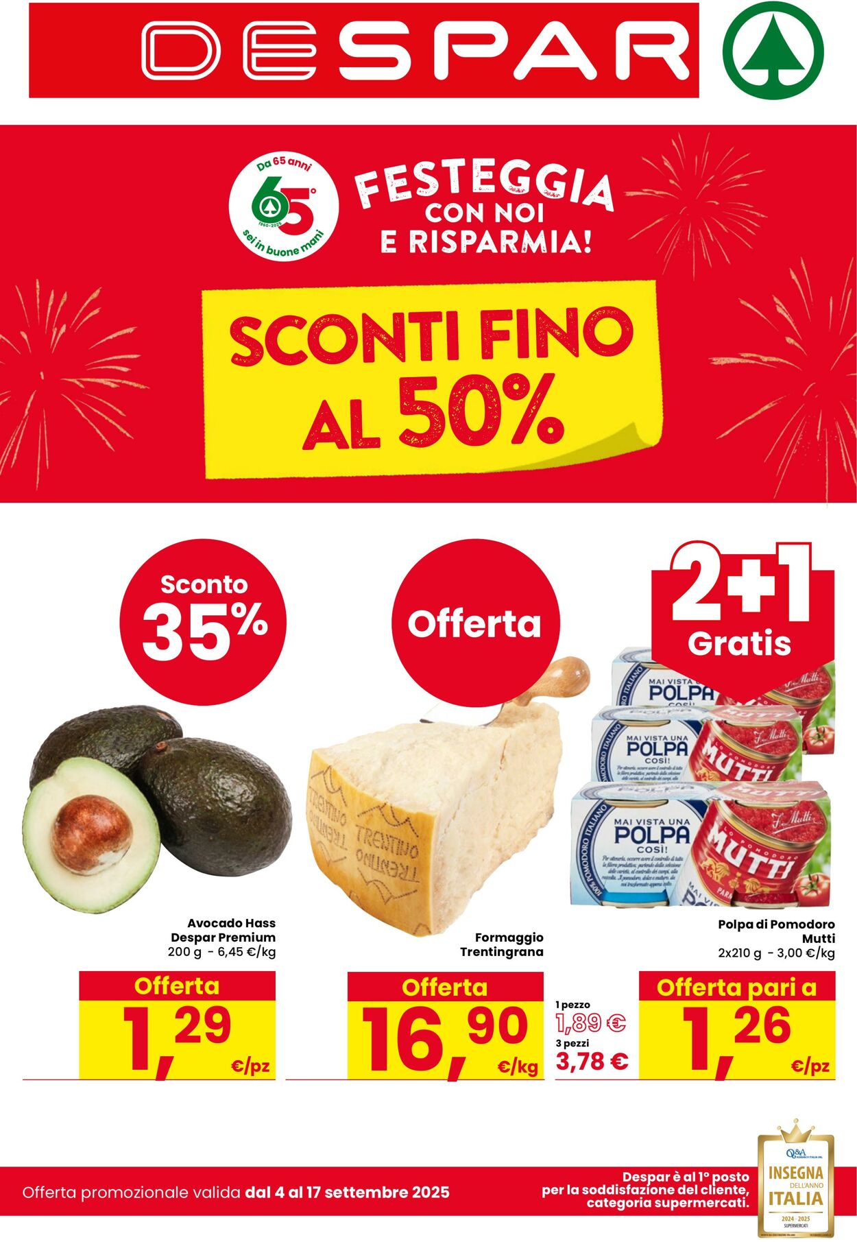 Volantino Despar 04.09.2025 - 17.09.2025
