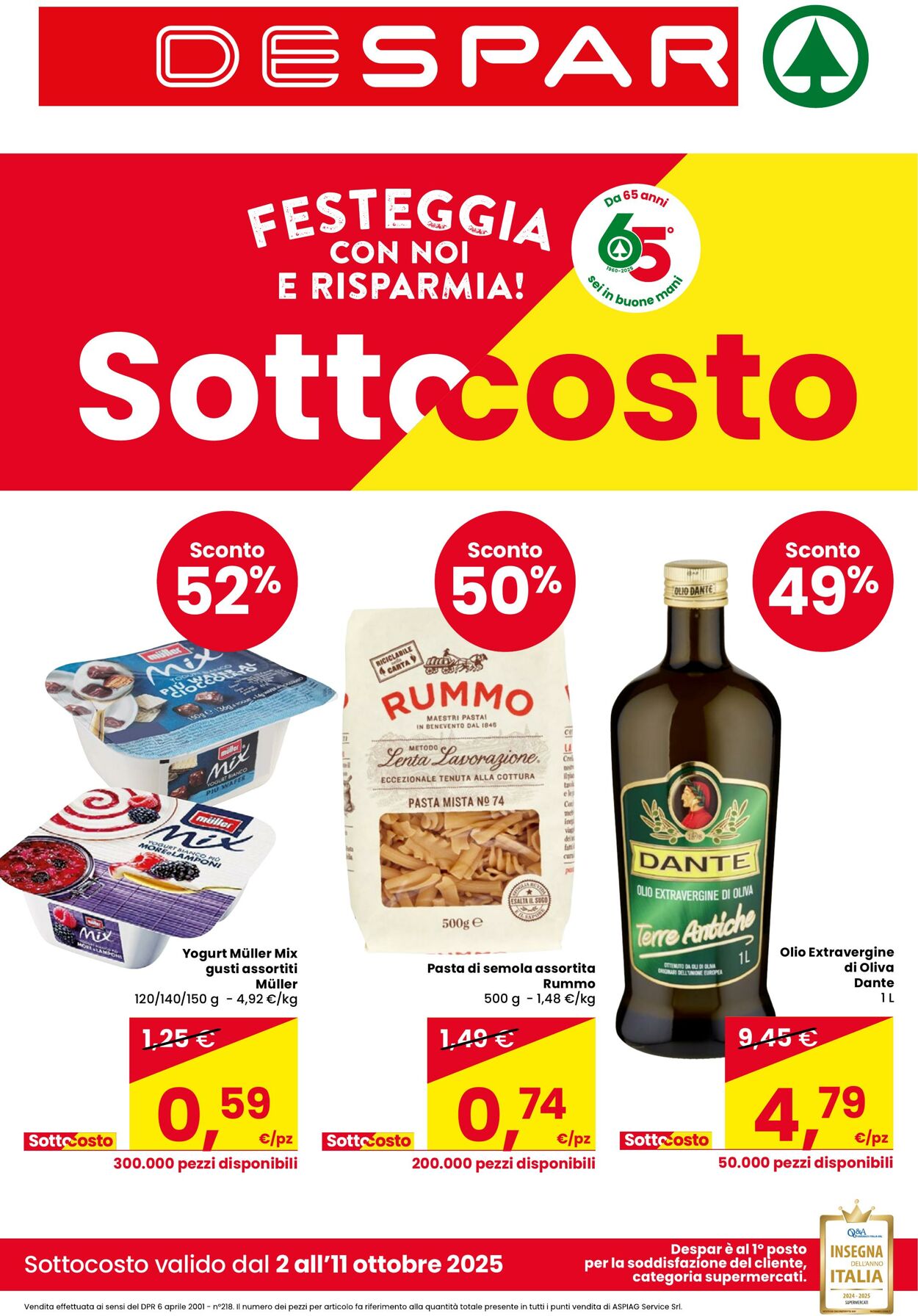Volantino Despar 02.10.2025 - 11.10.2025