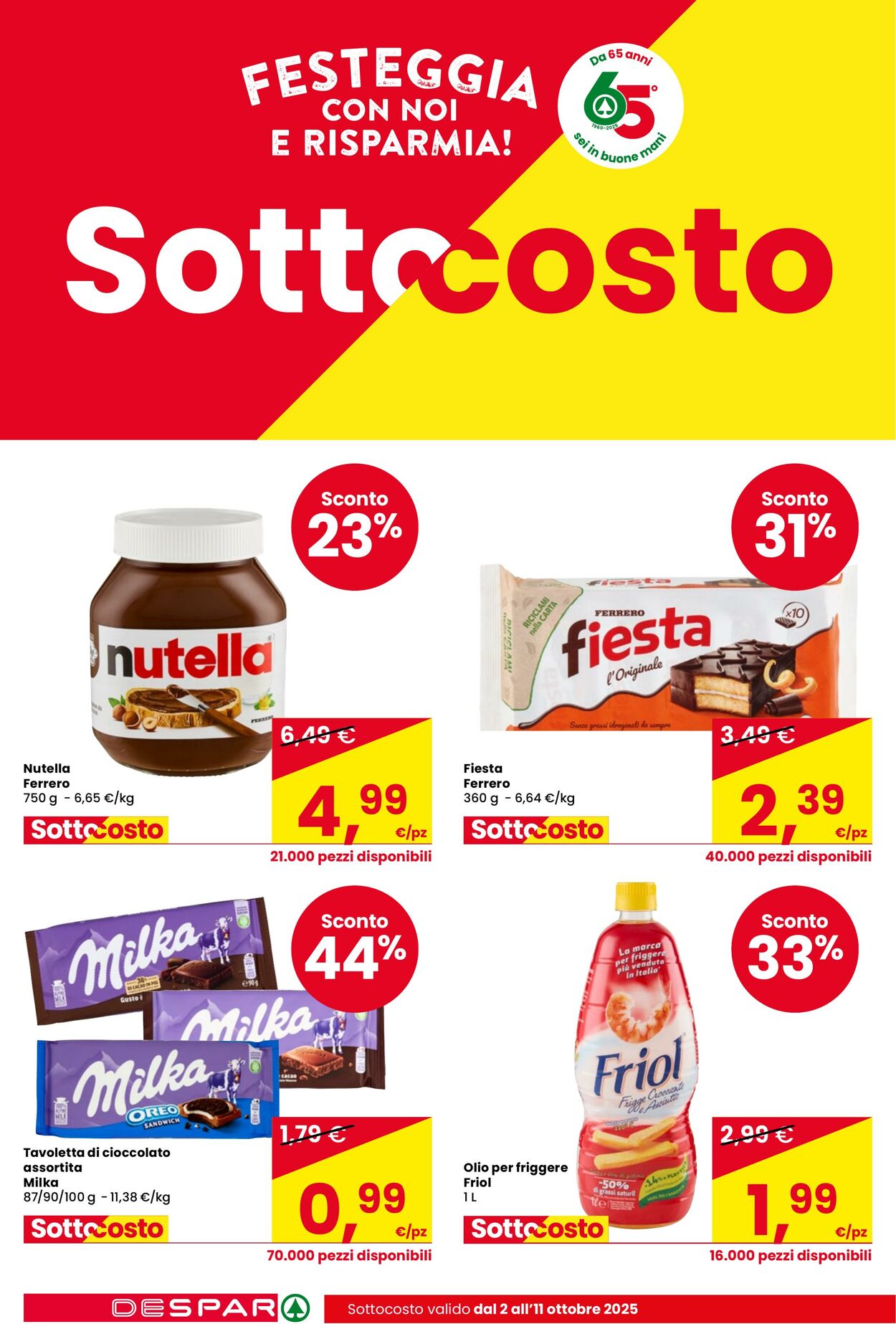Volantino Despar 02.10.2025 - 11.10.2025