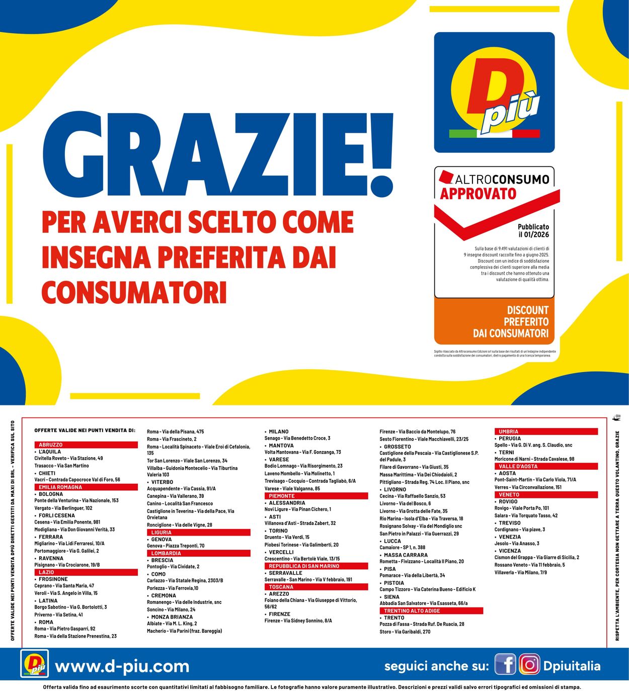 Volantino Dpiù 09.02.2026 - 22.02.2026