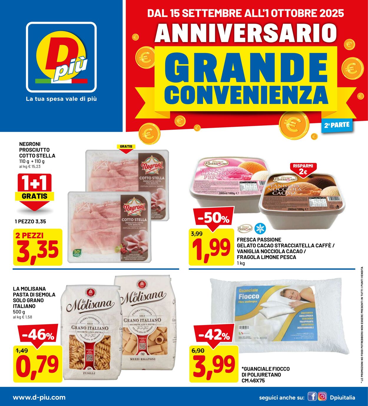 Volantino Dpiù 15.09.2025 - 01.10.2025