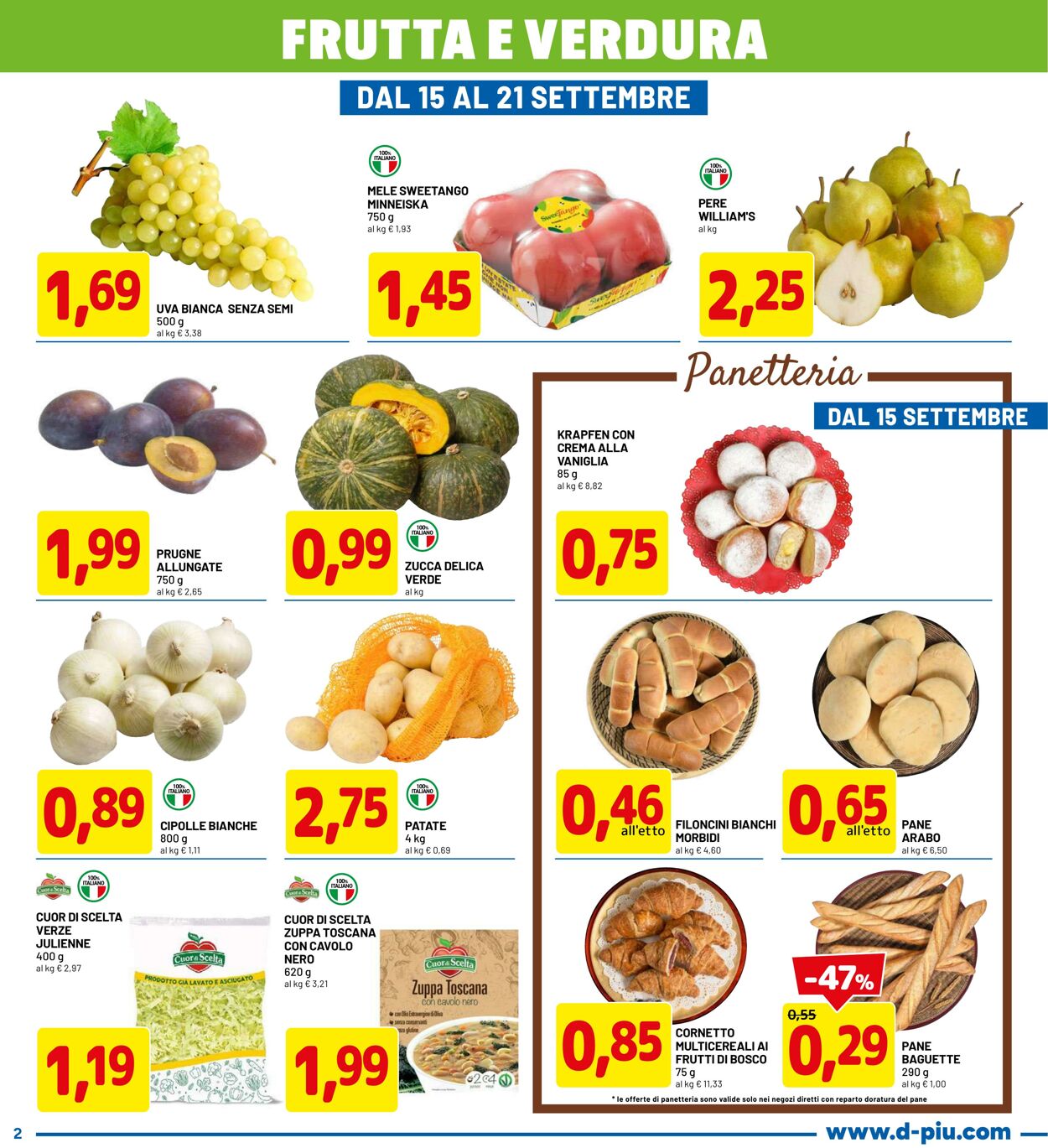 Volantino Dpiù 15.09.2025 - 01.10.2025