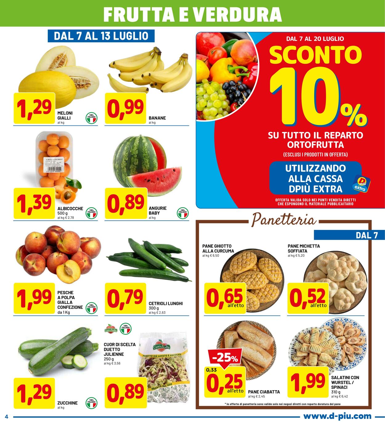 Volantino Dpiù 07.07.2025 - 20.07.2025