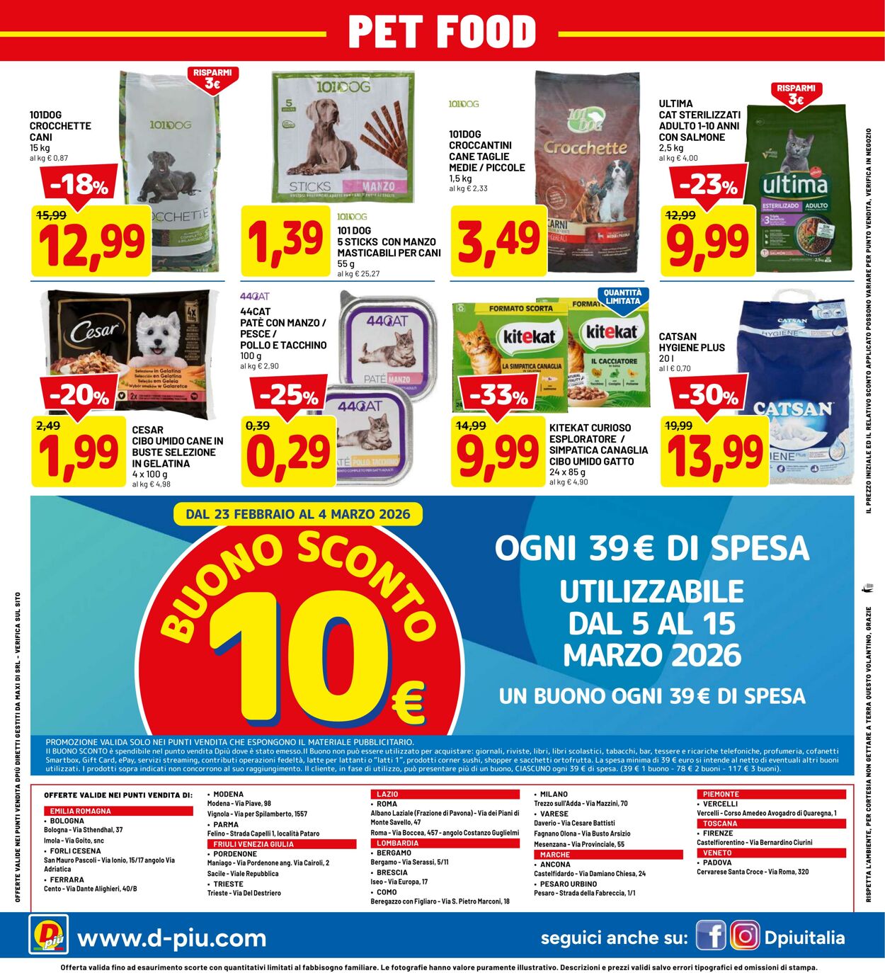 Volantino Dpiù 21.02.2026 - 01.03.2026