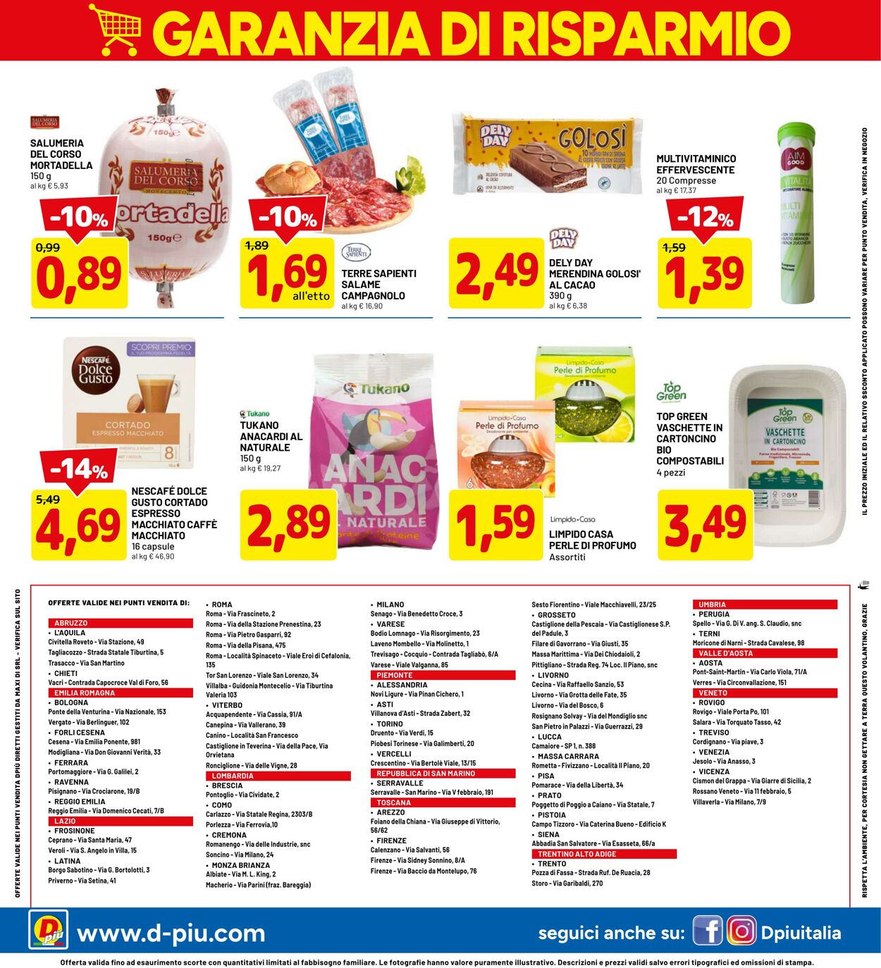 Volantino Dpiù 27.10.2025 - 05.11.2025