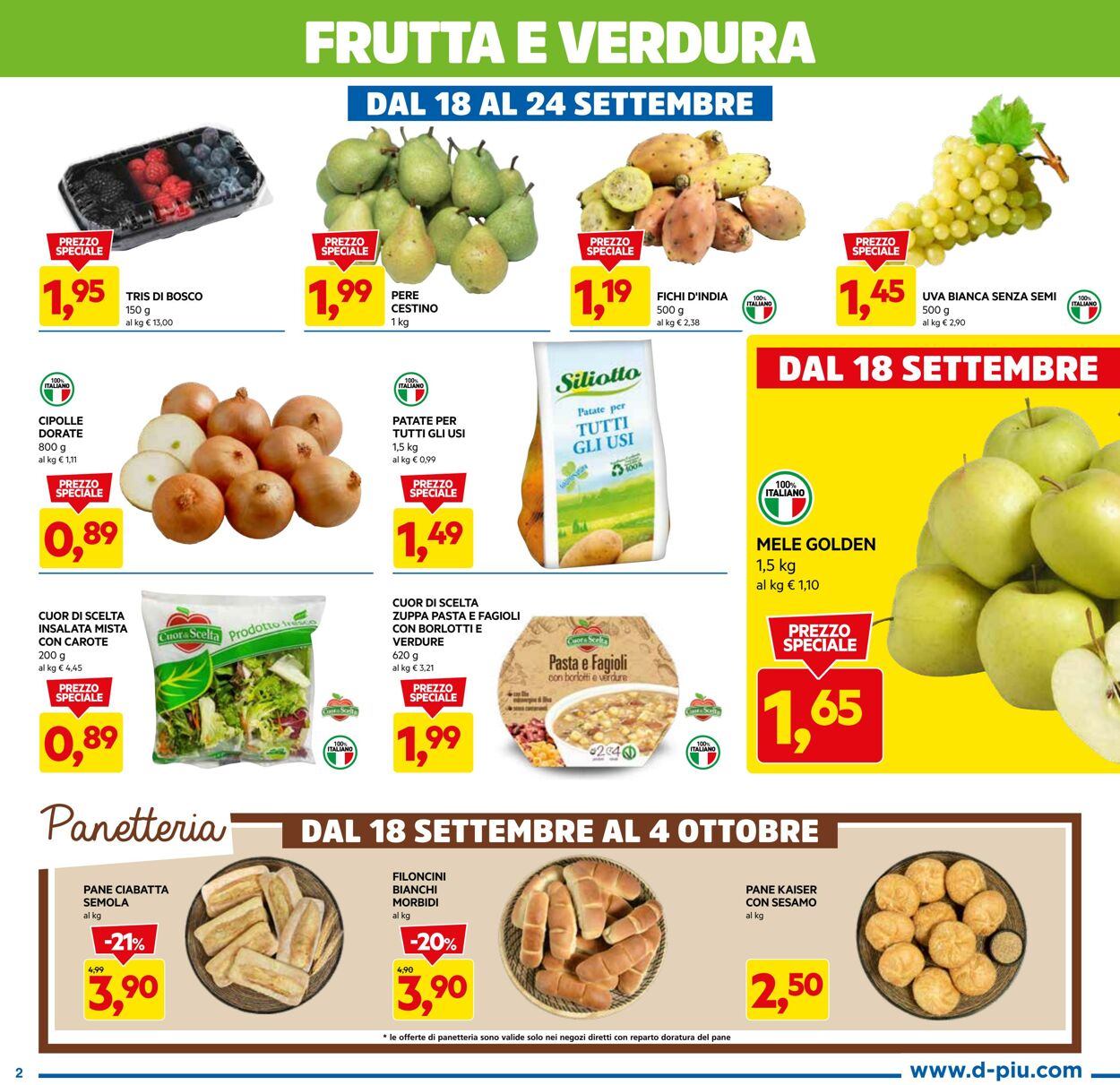 Volantino Dpiù 18.09.2023 - 04.10.2023