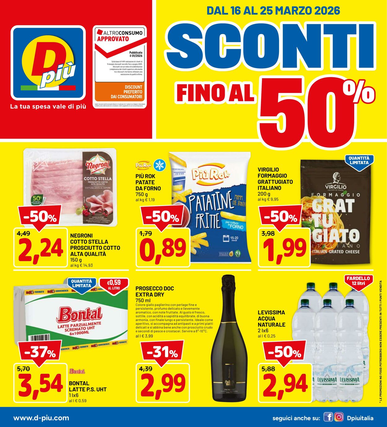 Volantino Dpiù 14.03.2026 - 22.03.2026
