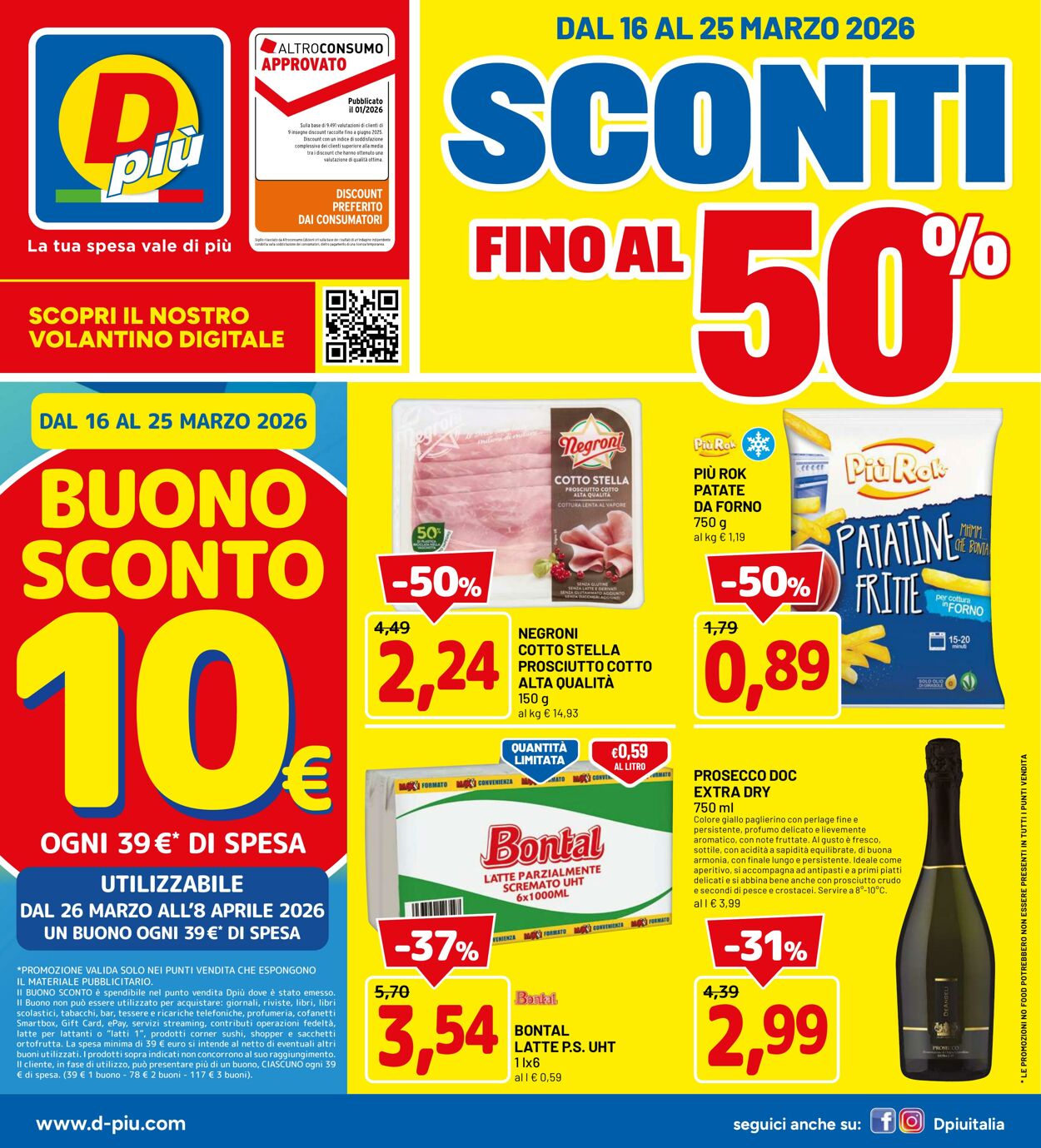 Volantino Dpiù 14.03.2026 - 22.03.2026