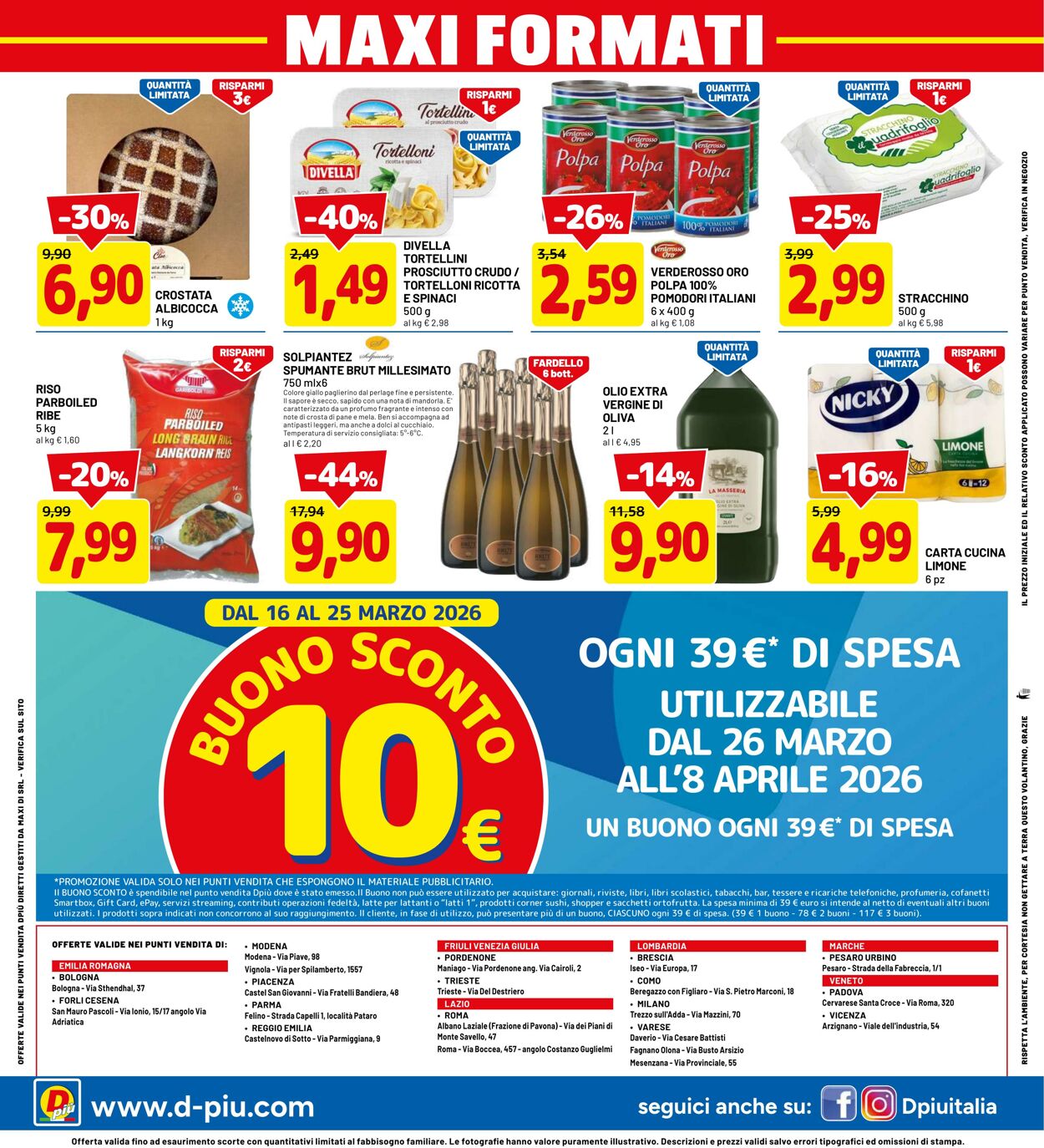 Volantino Dpiù 14.03.2026 - 22.03.2026