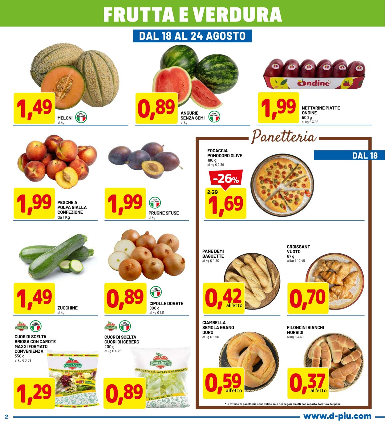 Volantino Dpiù 18.08.2025 - 31.08.2025