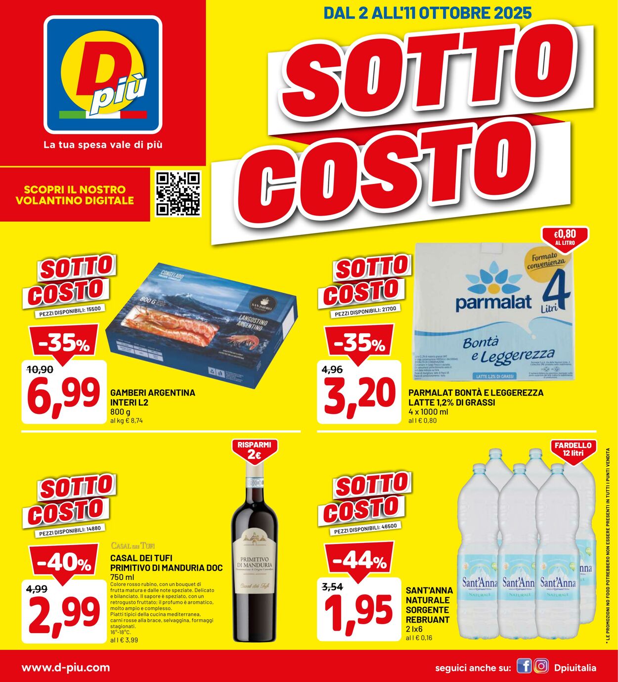 Volantino Dpiù 02.10.2025 - 11.10.2025