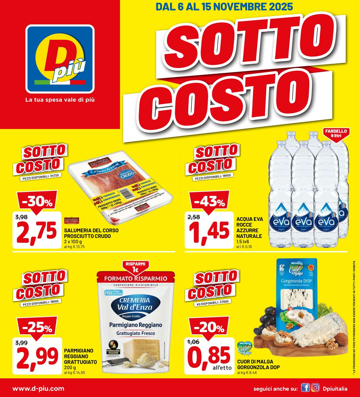 Volantino Dpiù 06.11.2025 - 15.11.2025