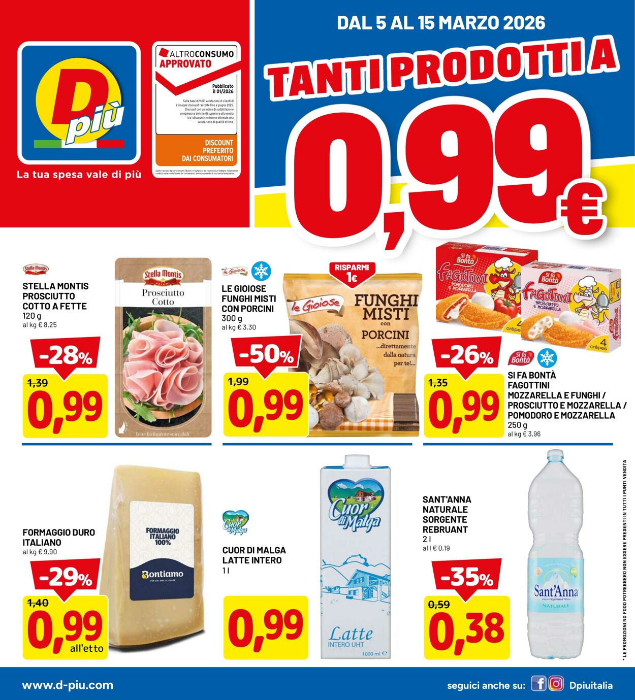 Volantino Dpiù 03.03.2026 - 11.03.2026