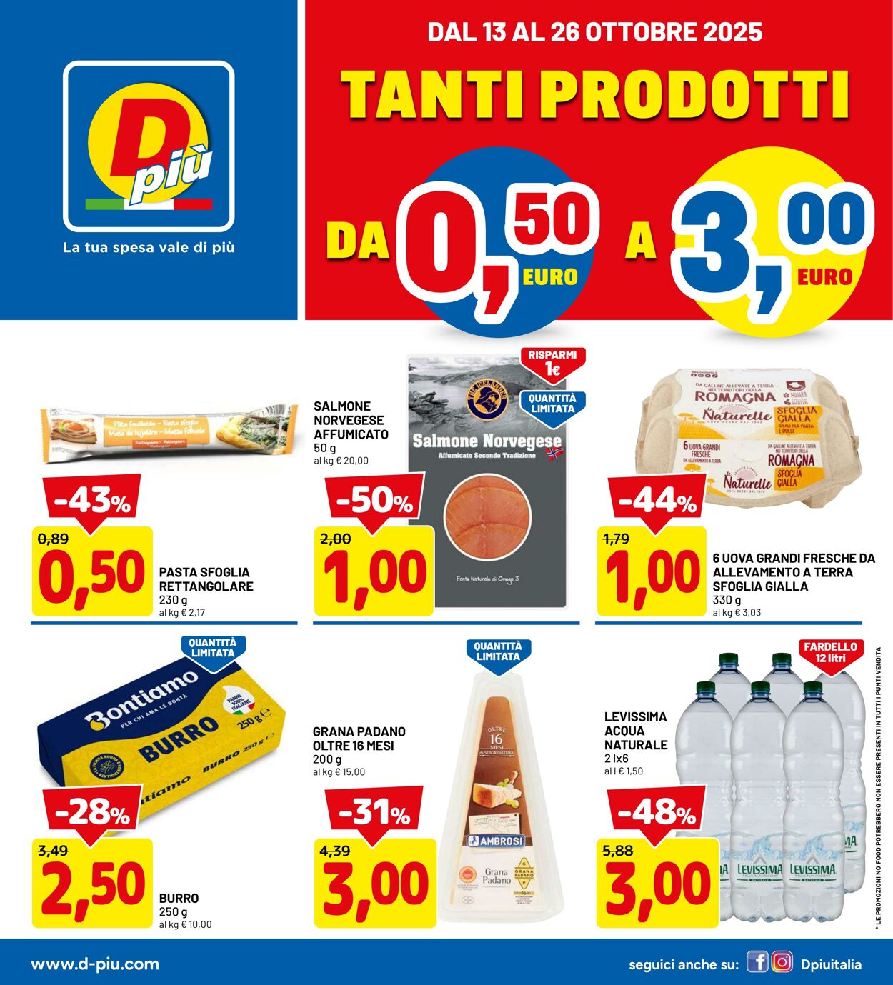 Volantino Dpiù 13.10.2025 - 26.10.2025