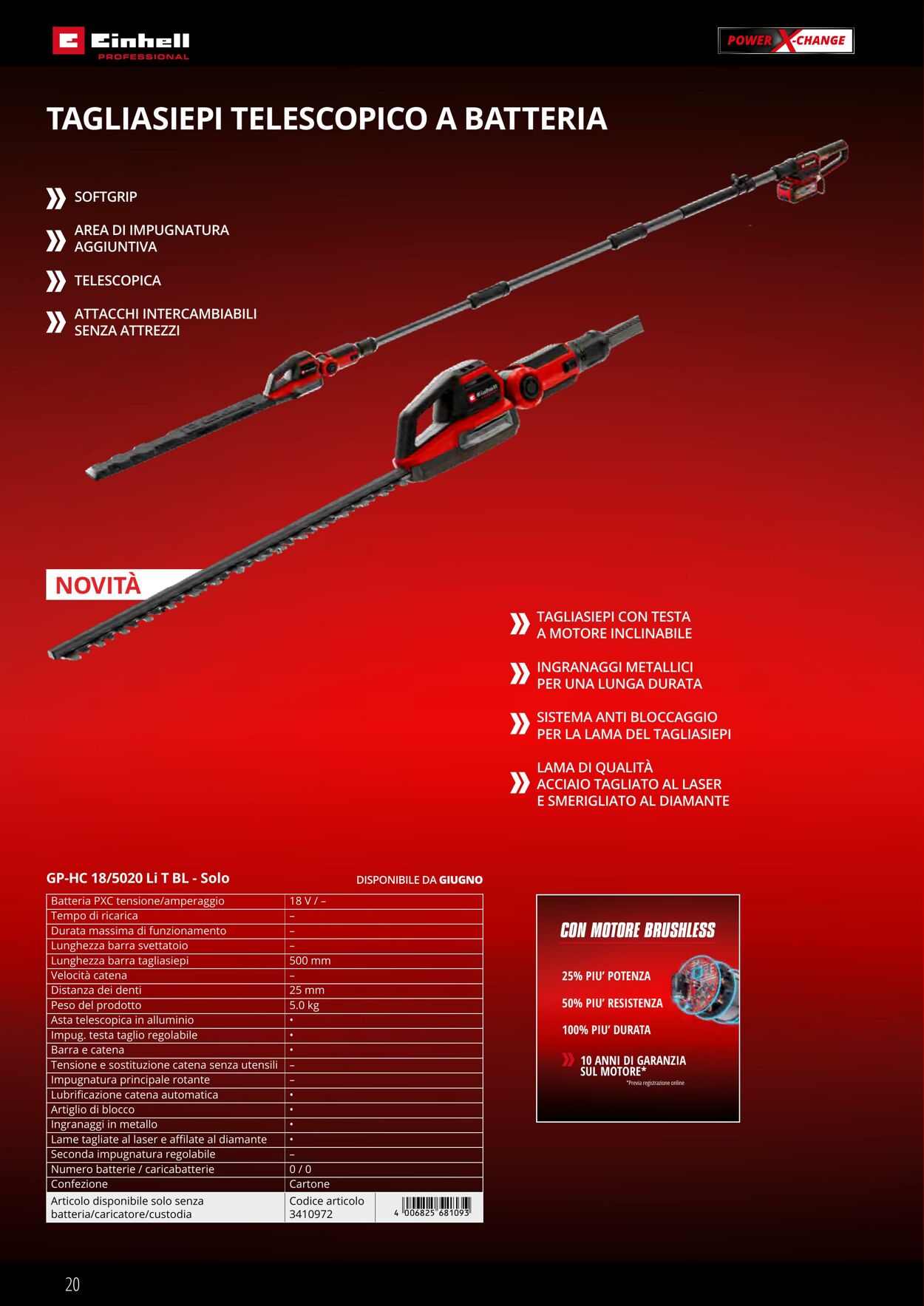 Volantino Einhell 17.06.2025 - 17.09.2025