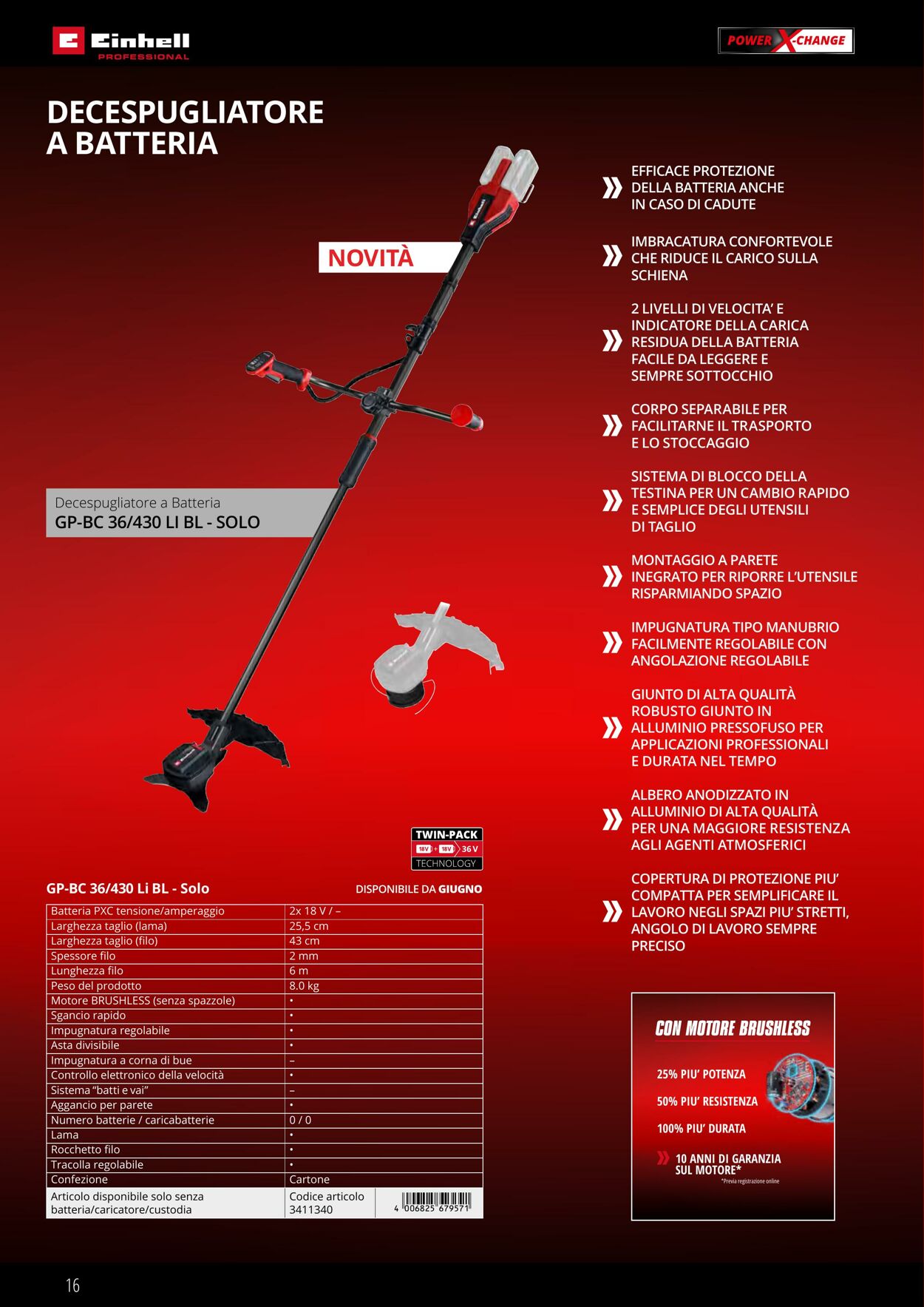Volantino Einhell 17.06.2025 - 17.09.2025