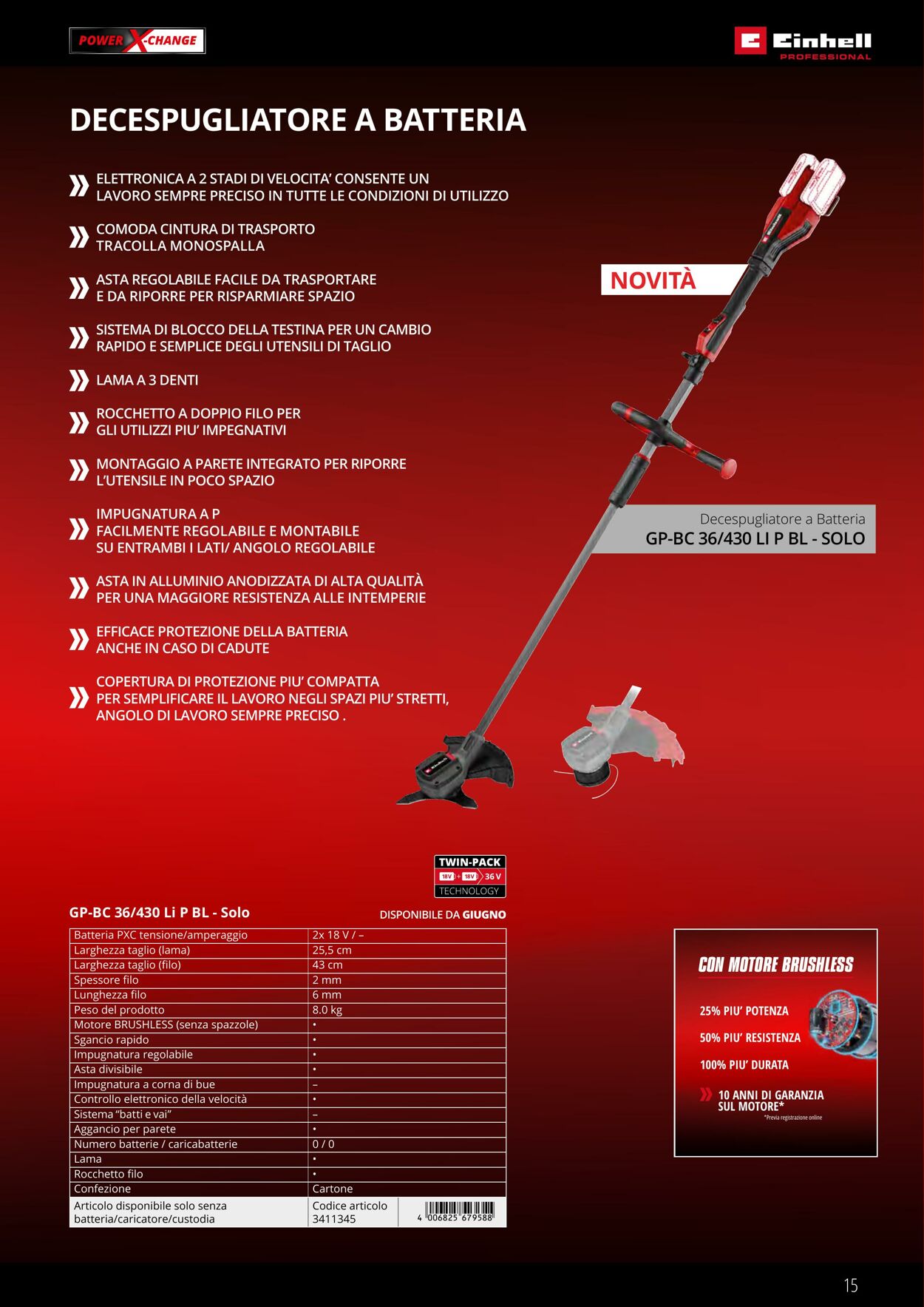 Volantino Einhell 17.06.2025 - 17.09.2025