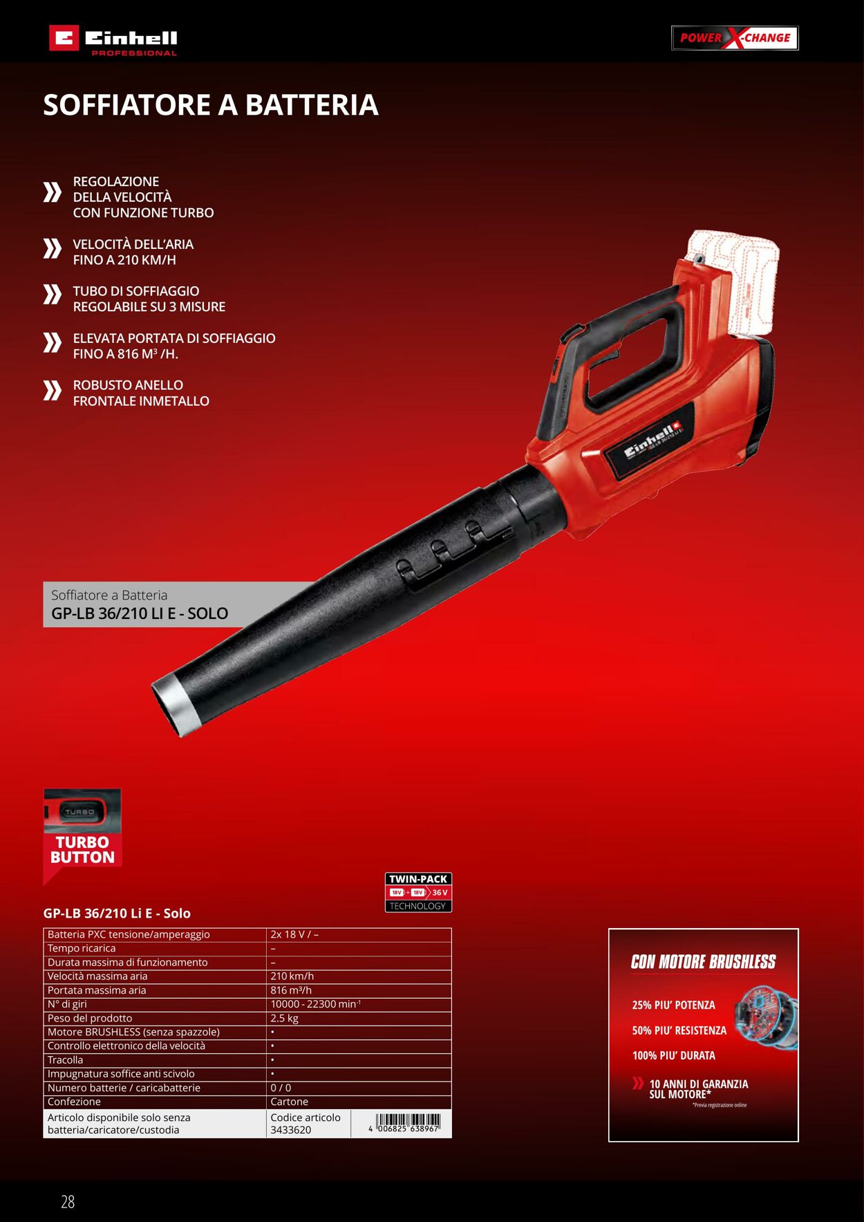 Volantino Einhell 17.06.2025 - 17.09.2025