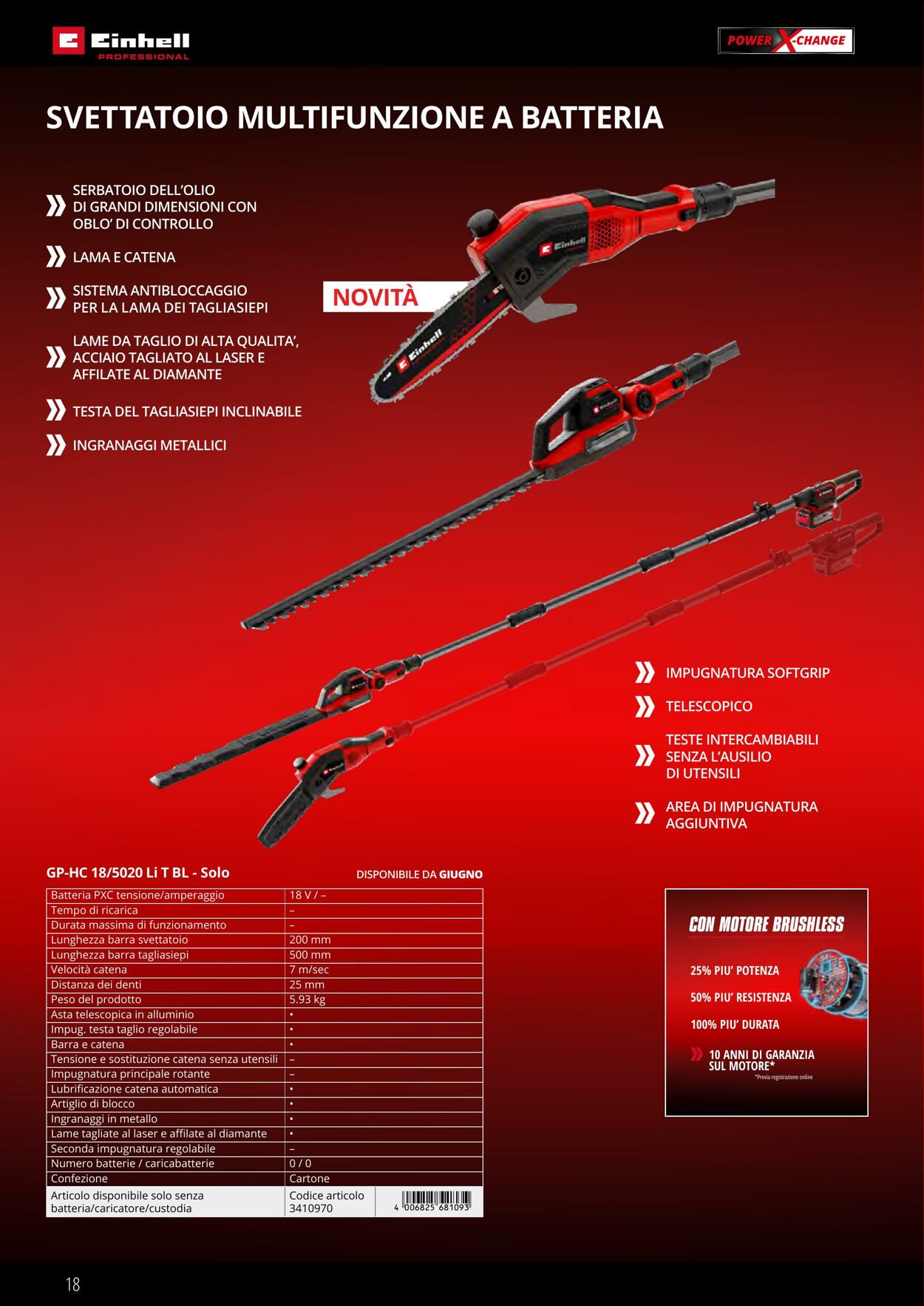 Volantino Einhell 17.06.2025 - 17.09.2025