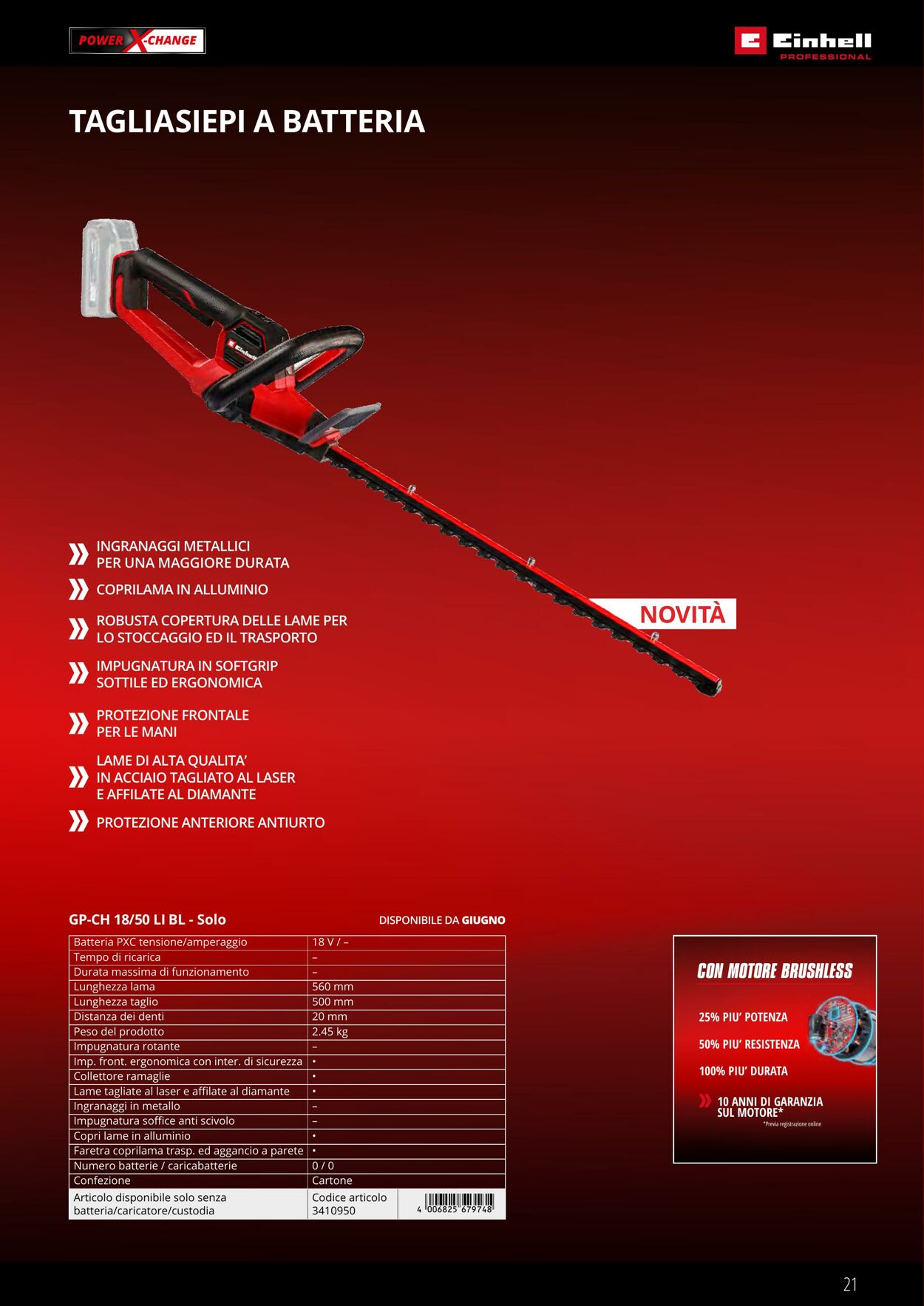 Volantino Einhell 17.06.2025 - 17.09.2025
