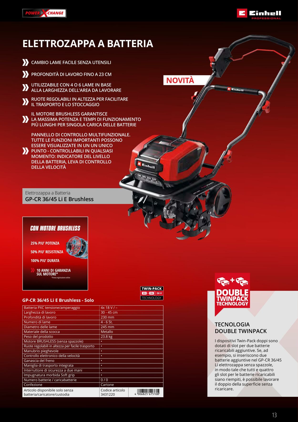 Volantino Einhell 17.06.2025 - 17.09.2025