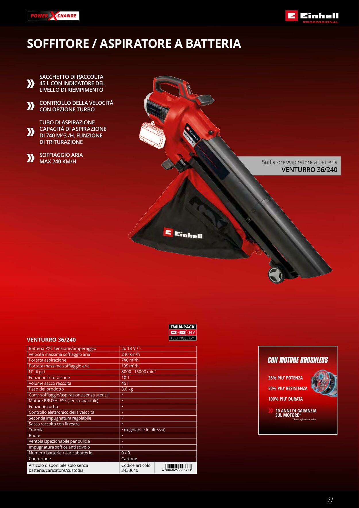 Volantino Einhell 17.06.2025 - 17.09.2025