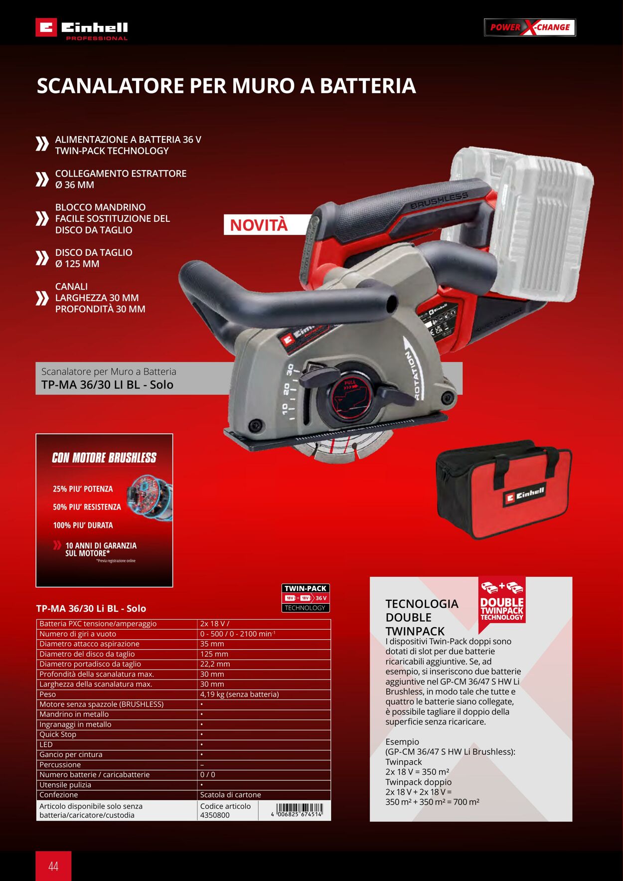Volantino Einhell 17.06.2025 - 17.12.2025