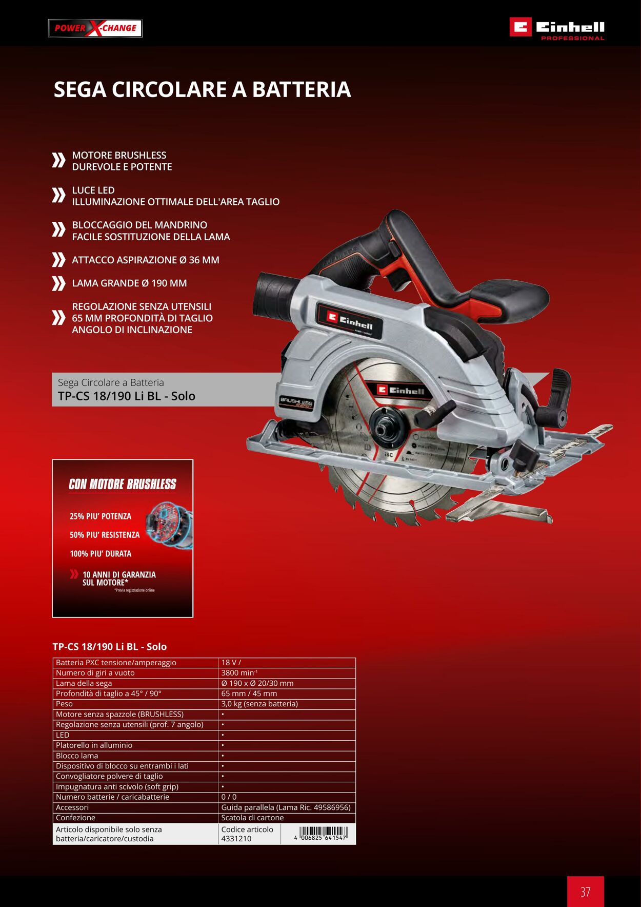 Volantino Einhell 17.06.2025 - 17.12.2025