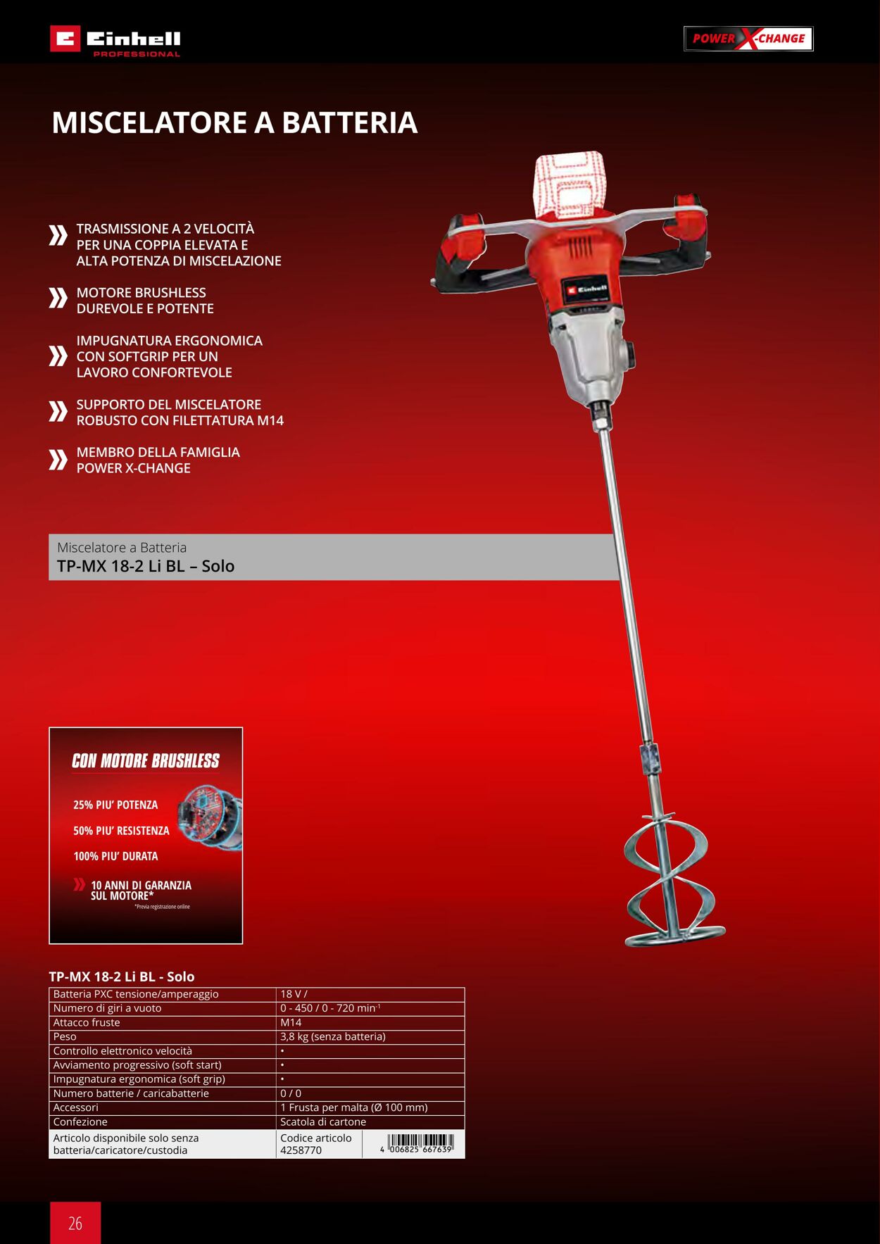 Volantino Einhell 17.06.2025 - 17.12.2025