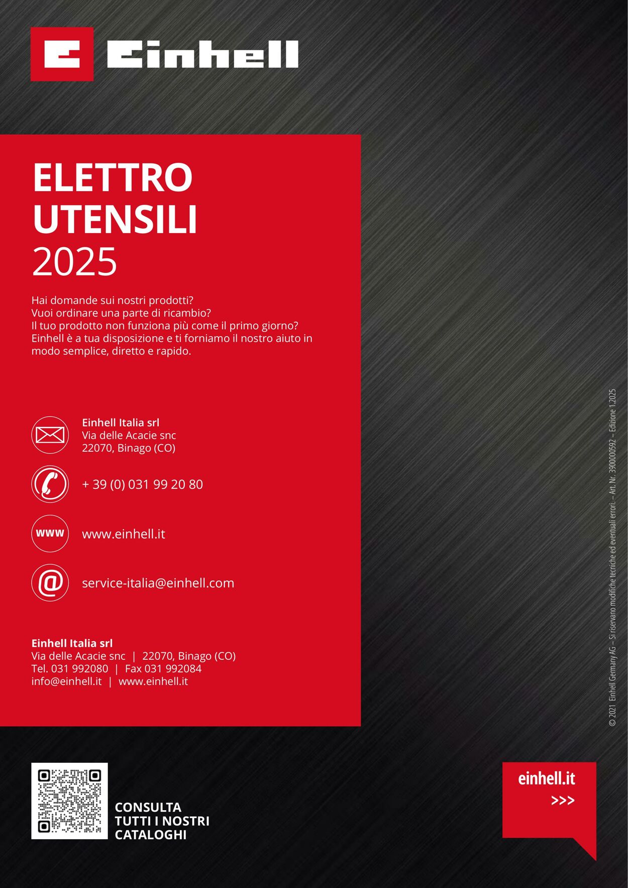 Volantino Einhell 17.06.2025 - 17.12.2025