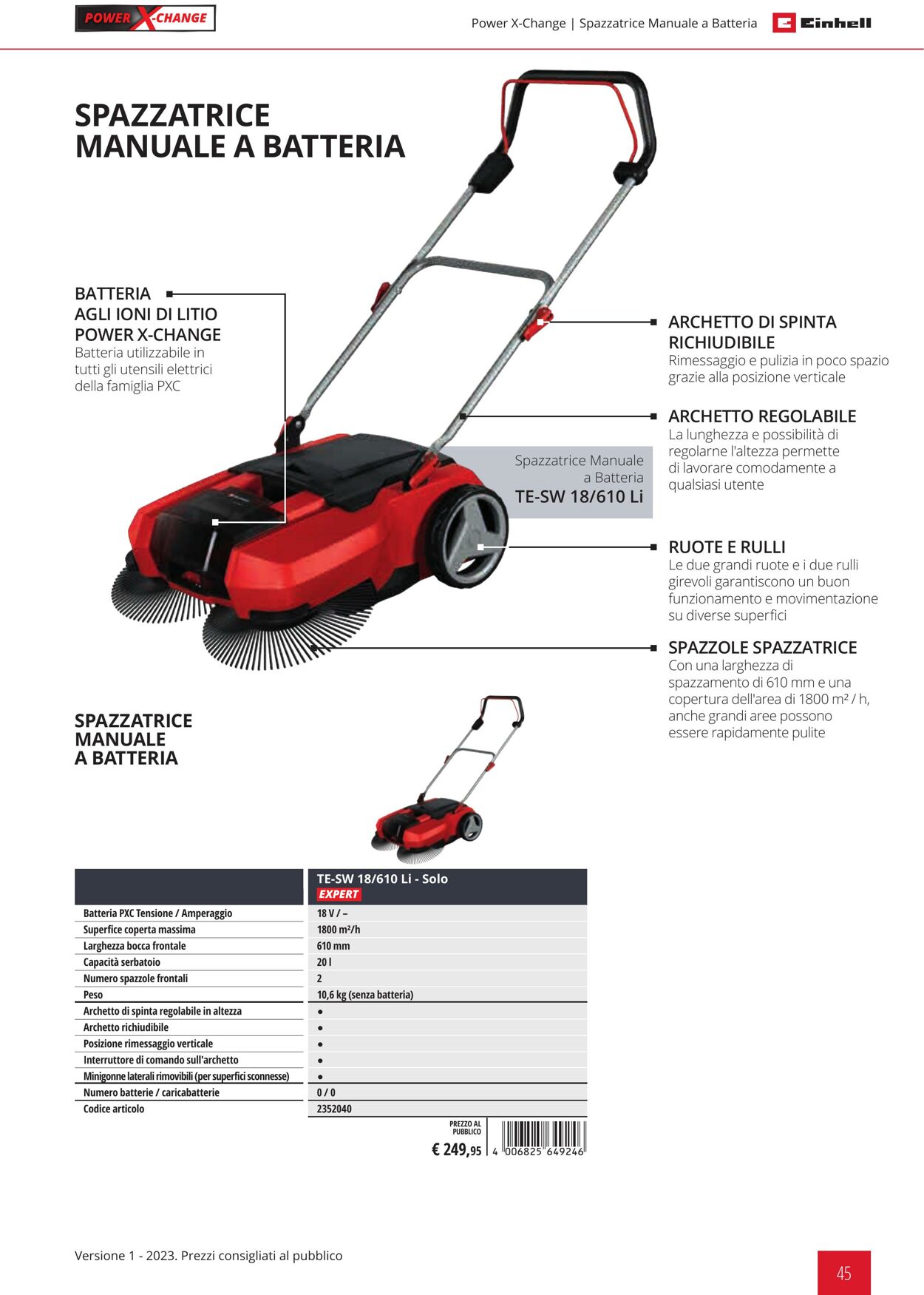 Volantino Einhell 01.02.2023 - 31.12.2023