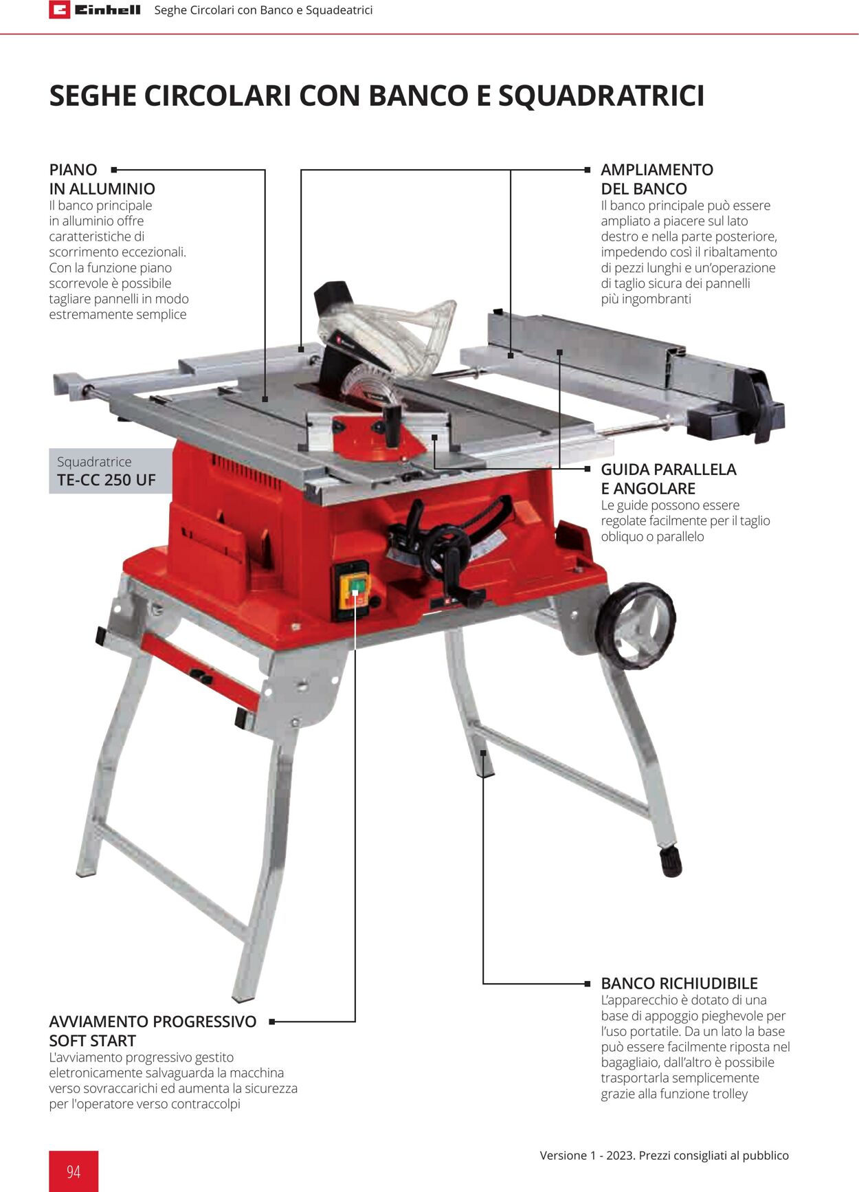 Volantino Einhell 01.02.2023 - 31.12.2023