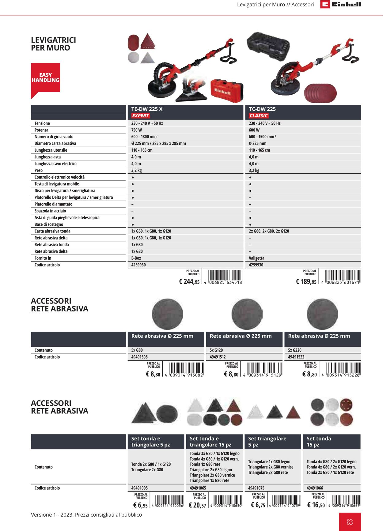 Volantino Einhell 01.02.2023 - 31.12.2023