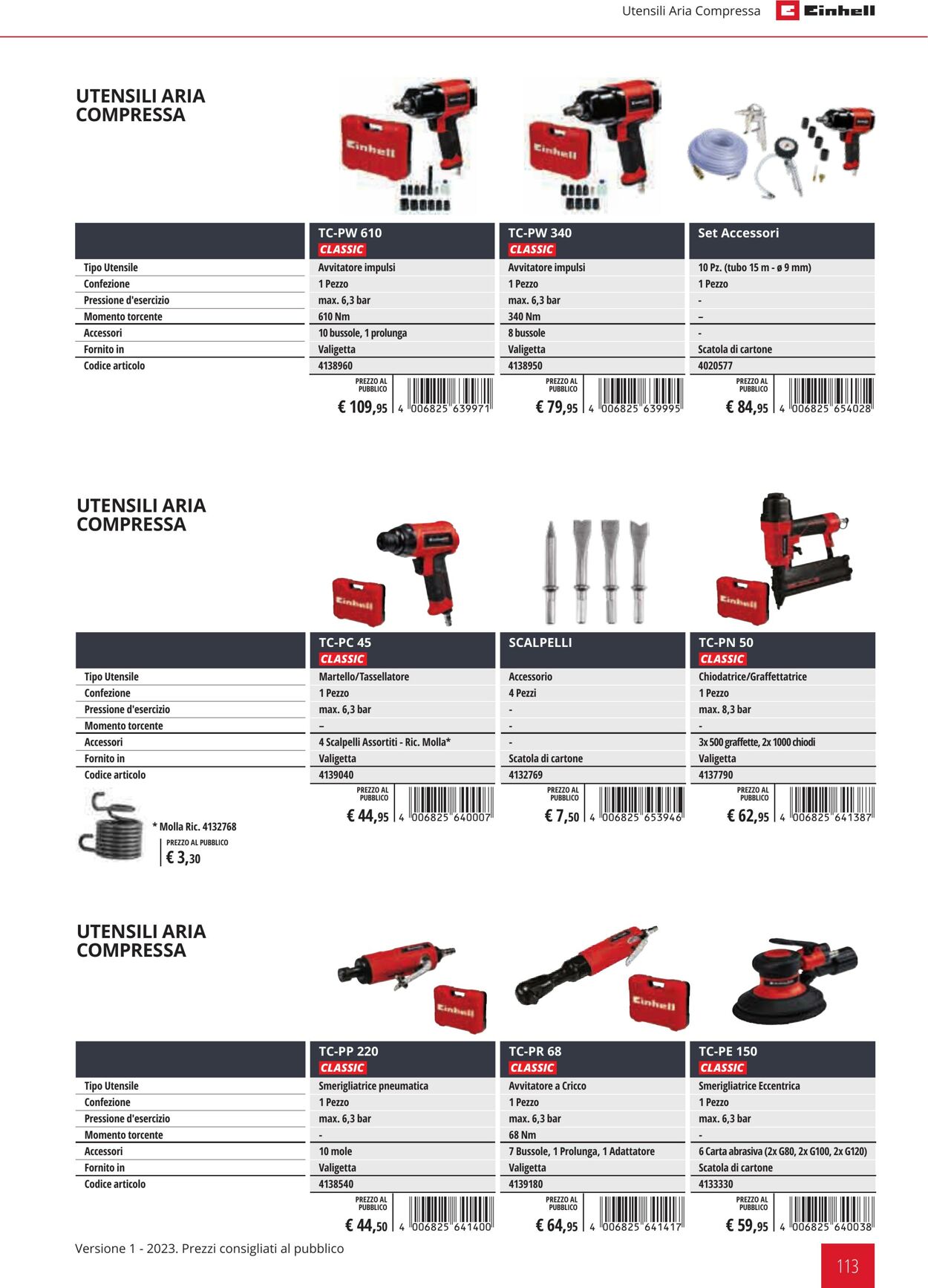 Volantino Einhell 01.02.2023 - 31.12.2023