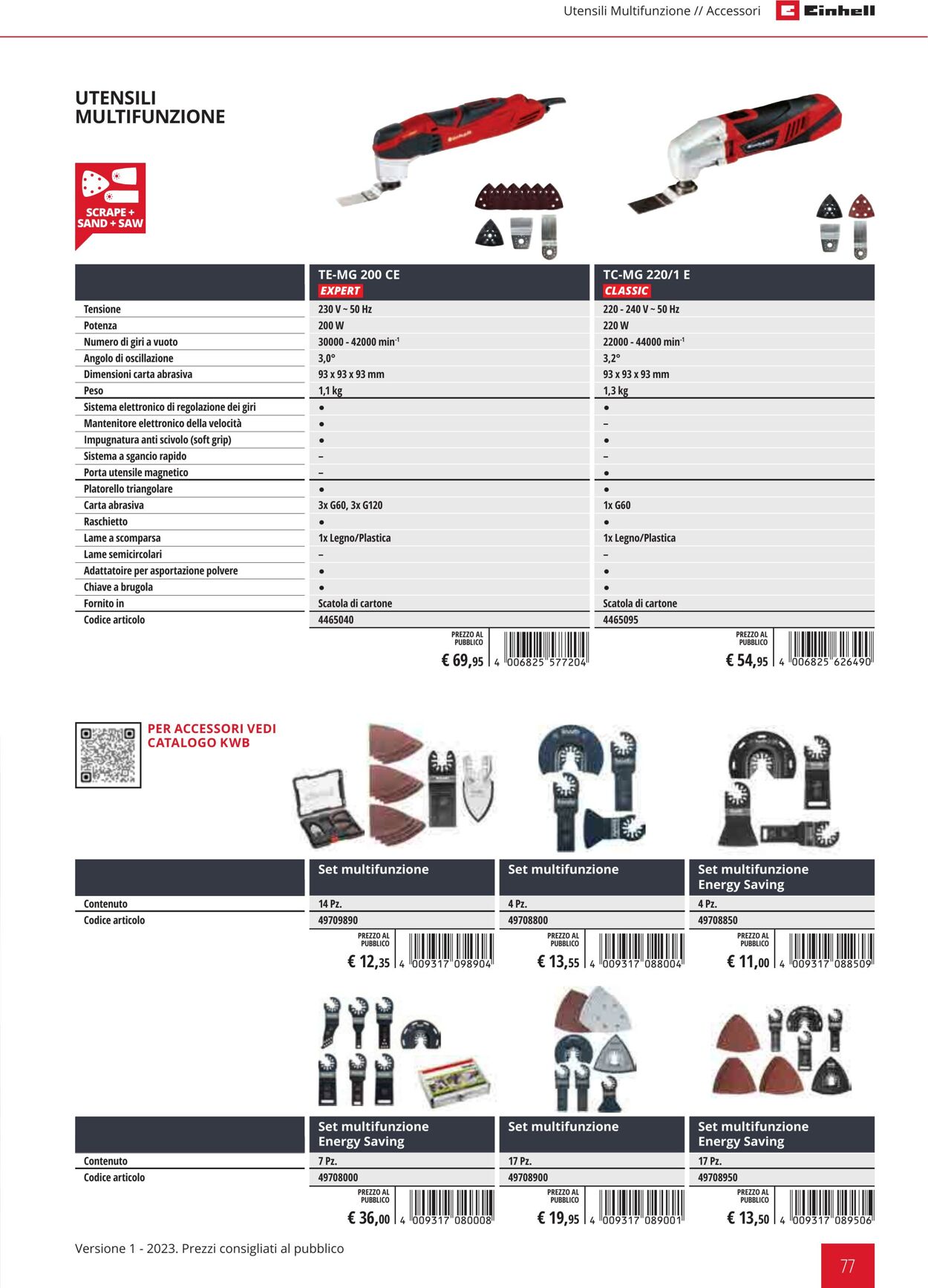 Volantino Einhell 01.02.2023 - 31.12.2023