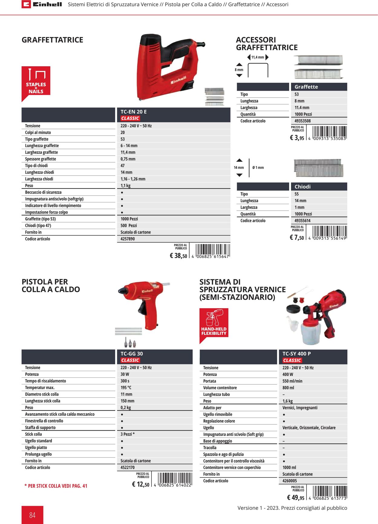 Volantino Einhell 01.02.2023 - 31.12.2023