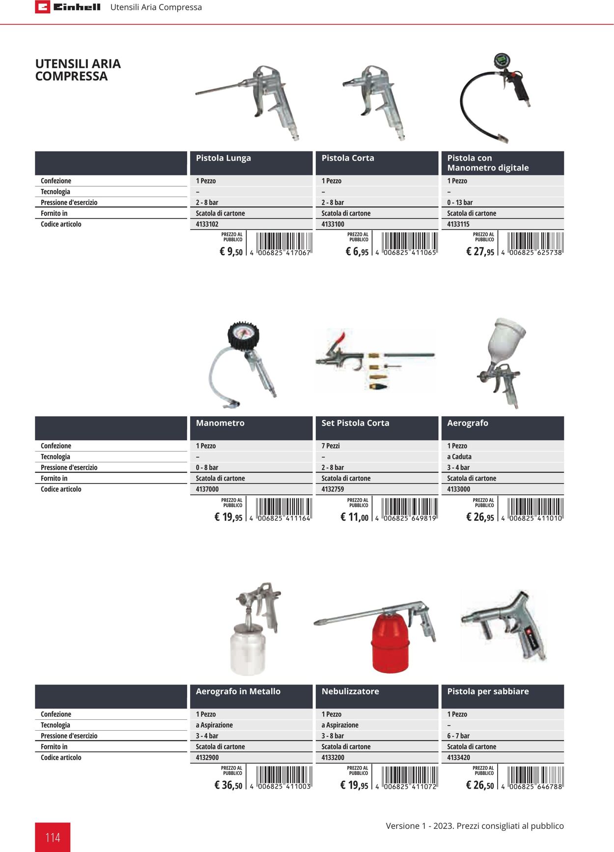 Volantino Einhell 01.02.2023 - 31.12.2023