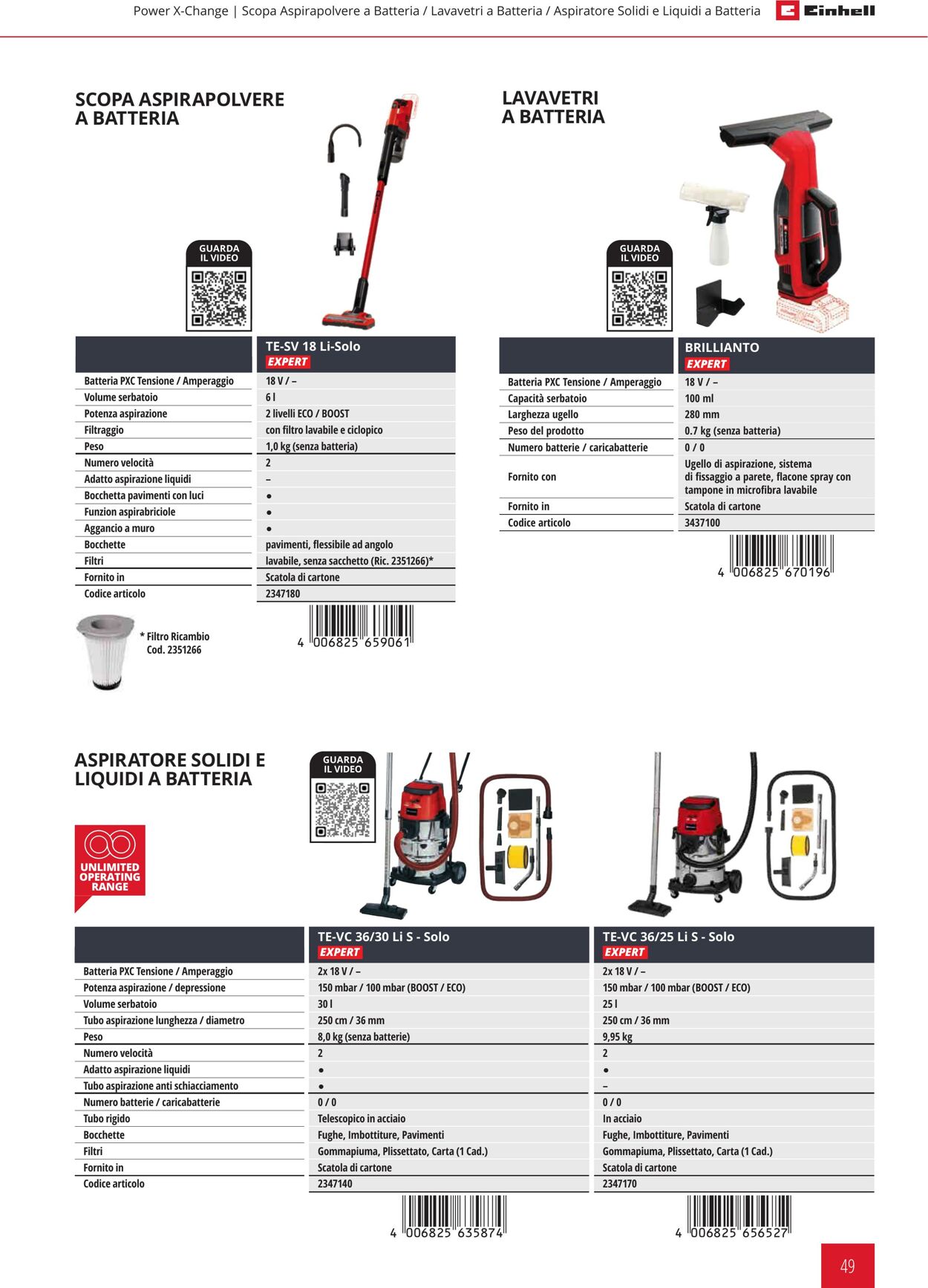 Volantino Einhell 24.01.2024 - 21.09.2024